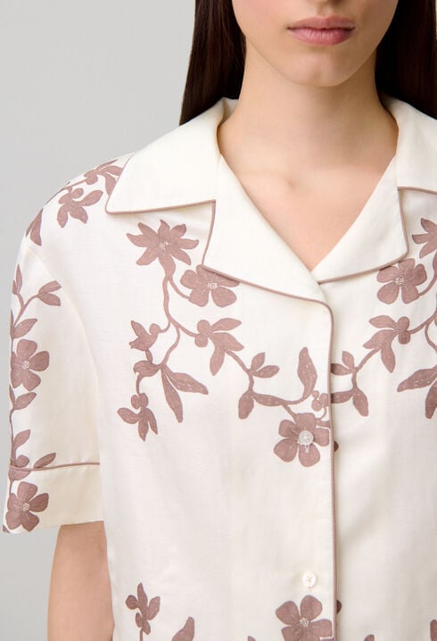 Chemise fleurs