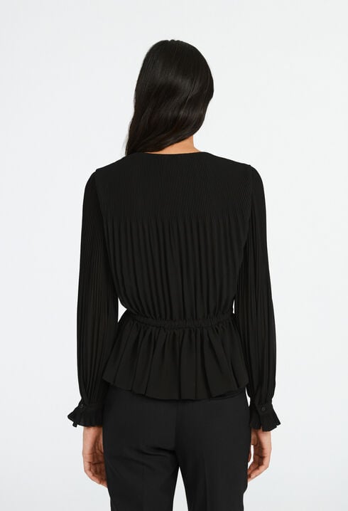 Blouse plissée
