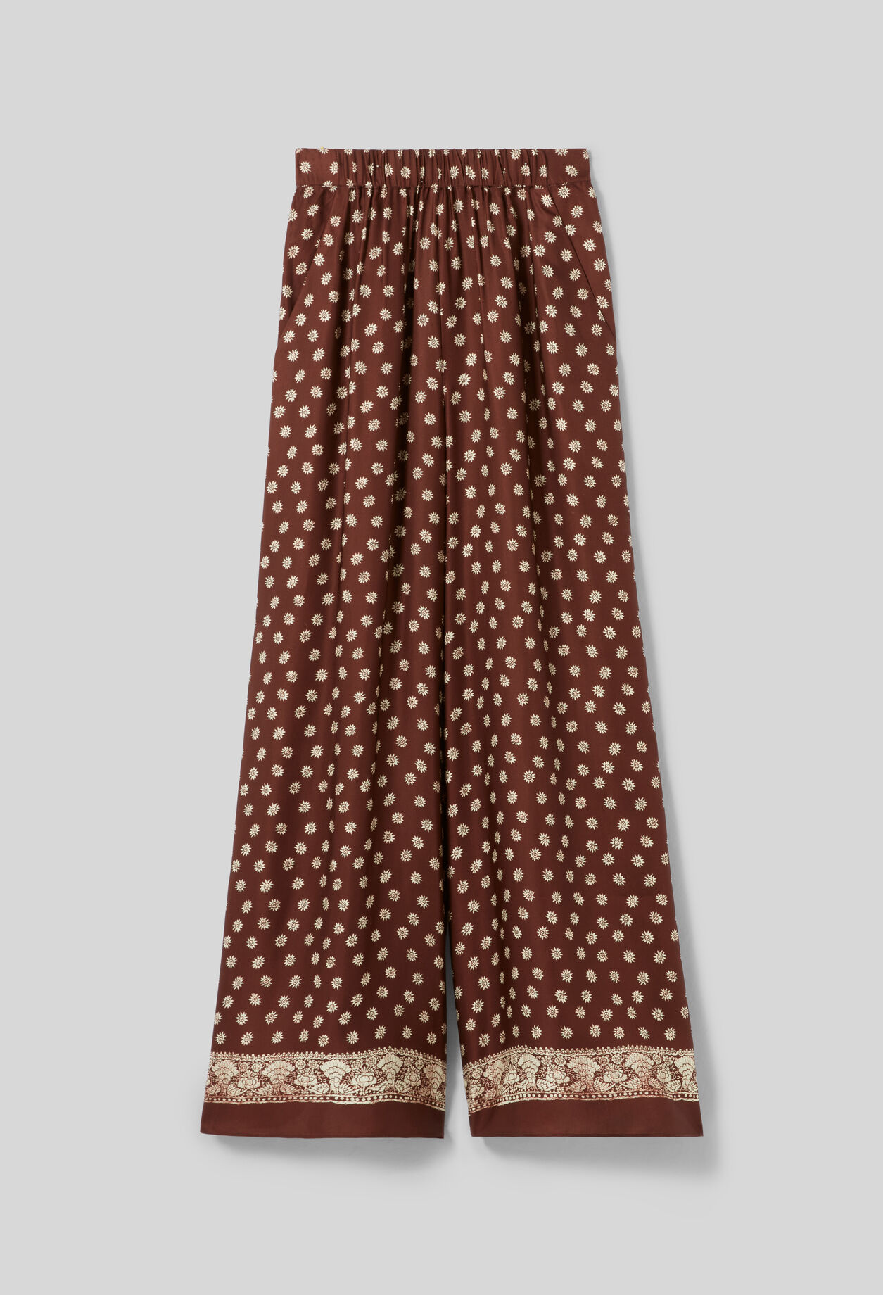 Pantalon fluide imprim&eacute;