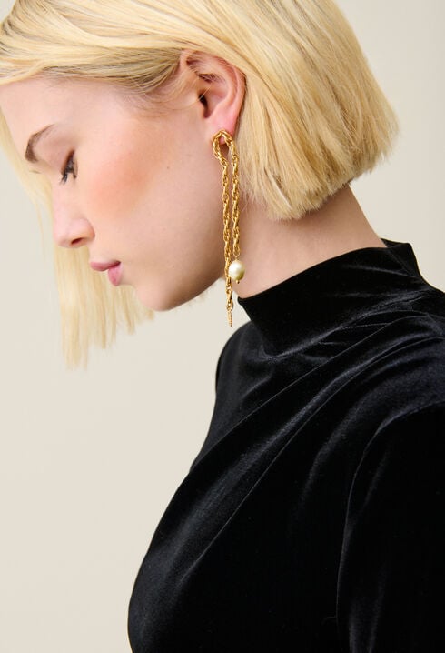 Boucles d'oreilles chaîne