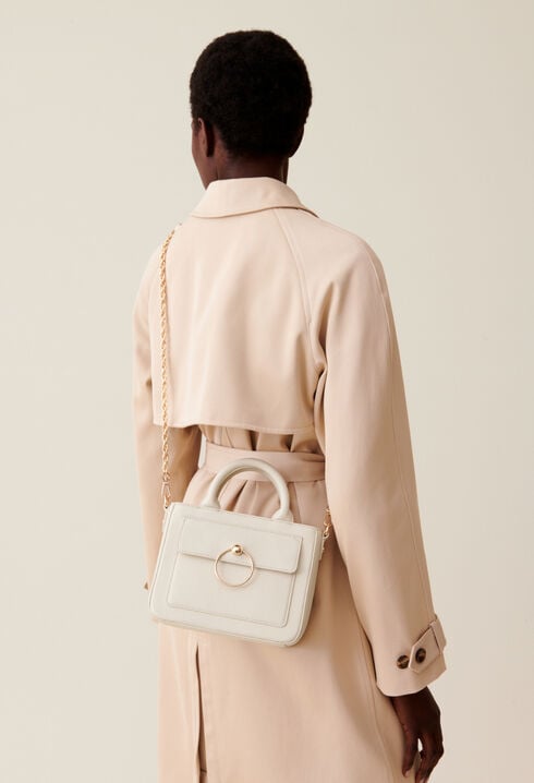 Sac Anouck cuir grainé chaîne