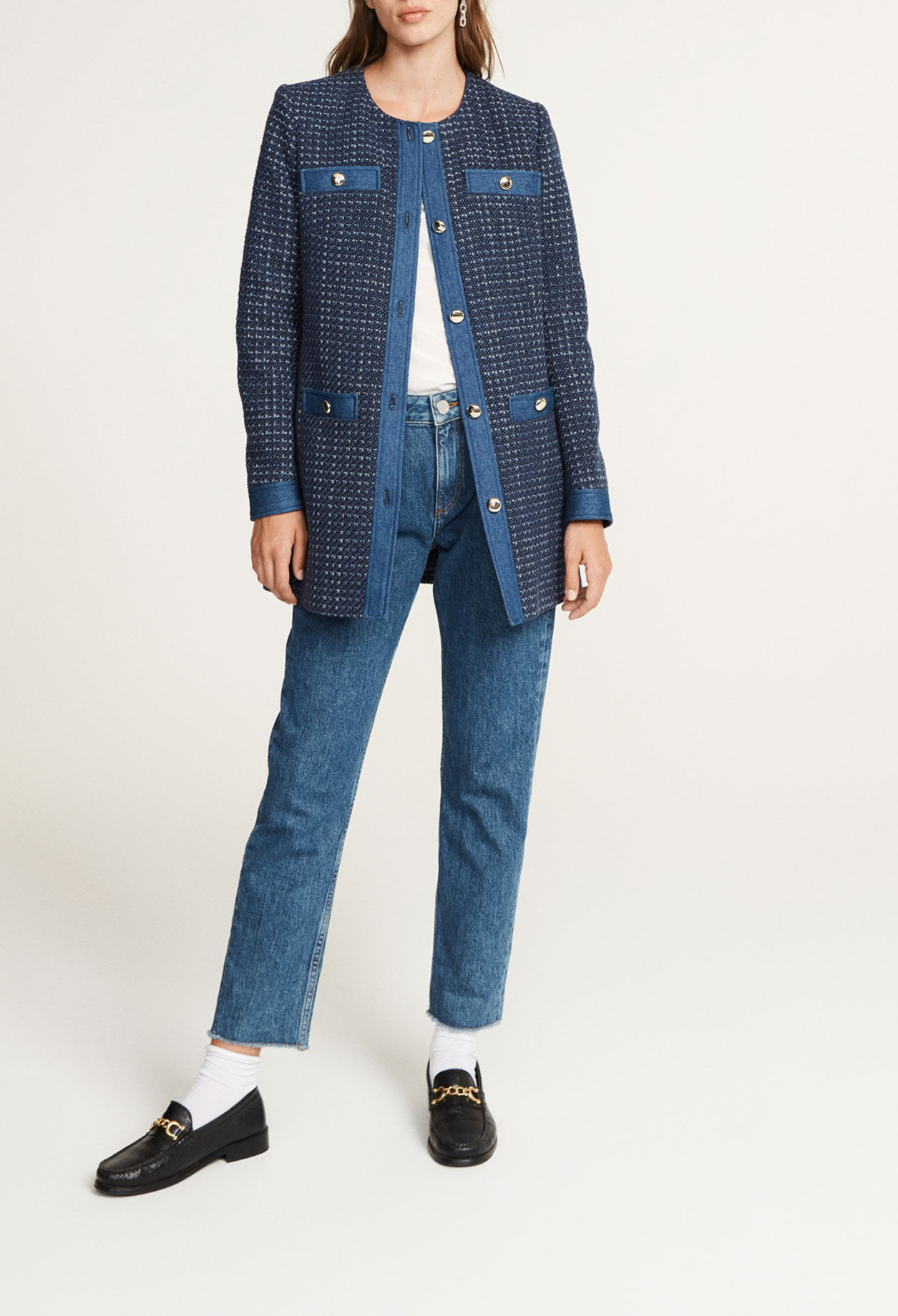 Manteau en tweed