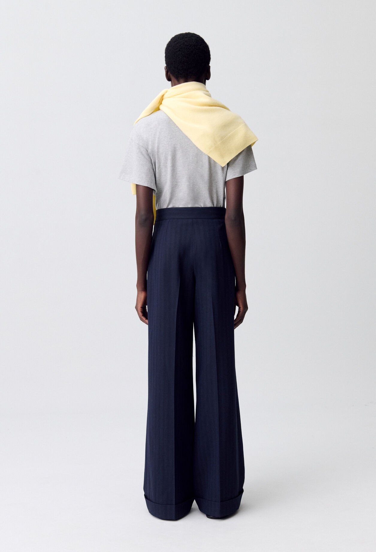Pantalon tailleur droit