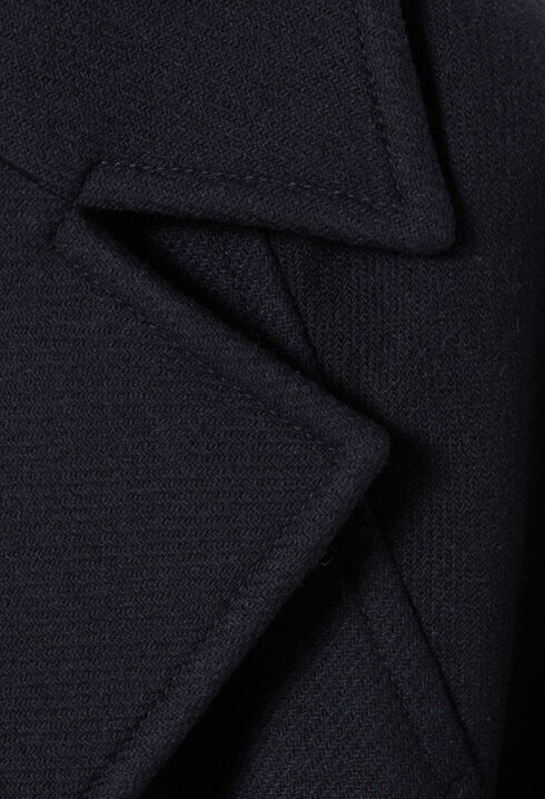 Manteau laine esprit trench-coat