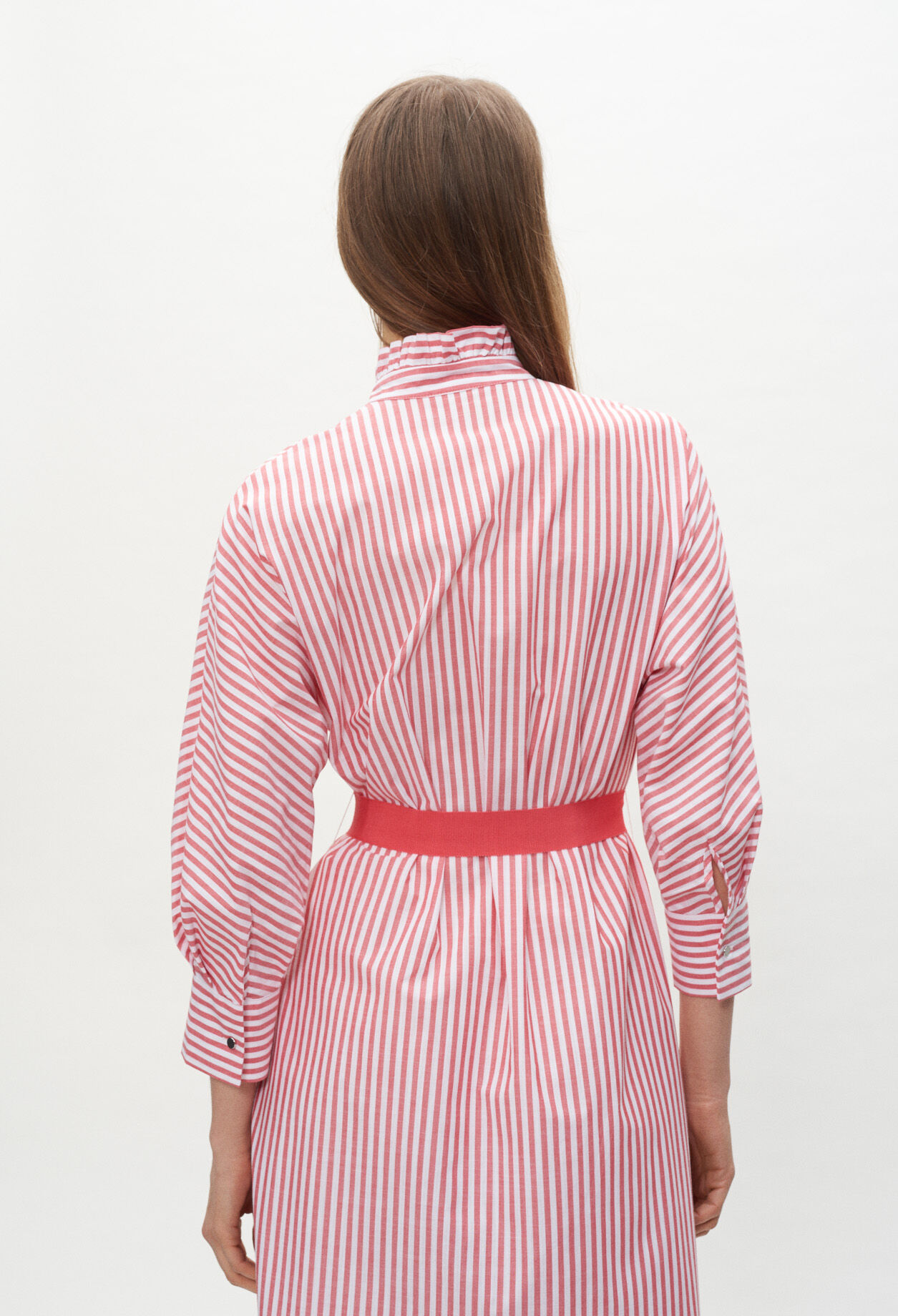 Robe chemise ceinturée