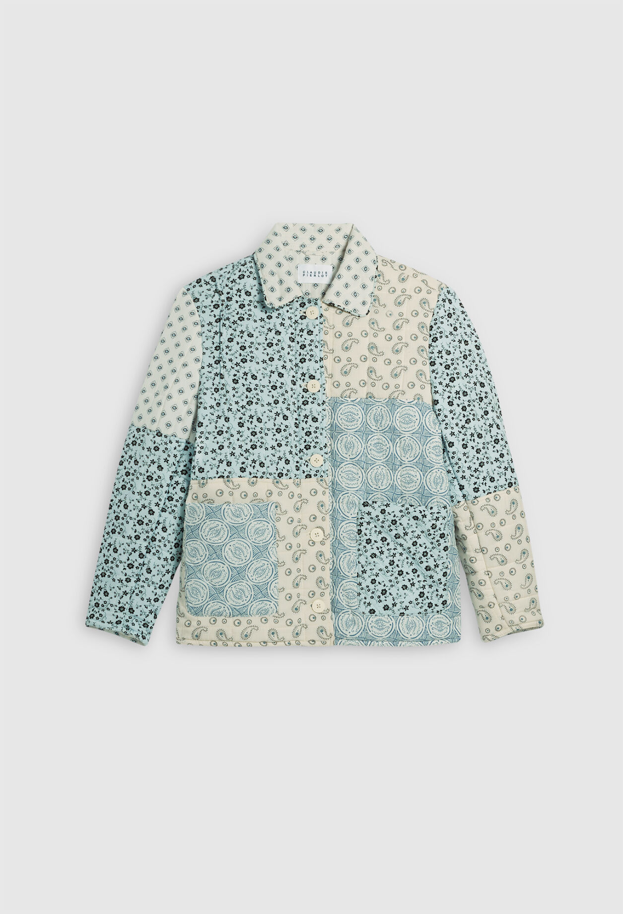 Blouson molletonné à motifs