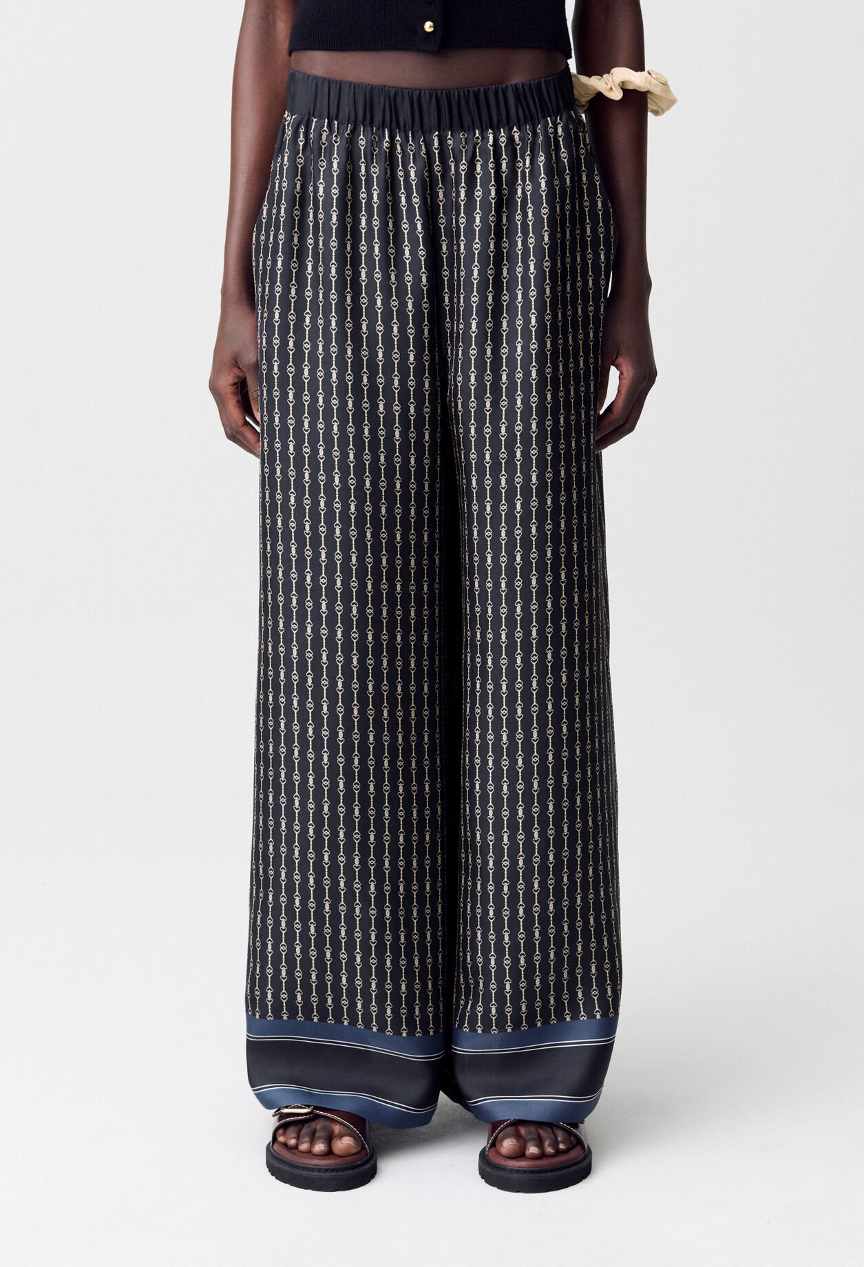 Pantalon fluide imprimé