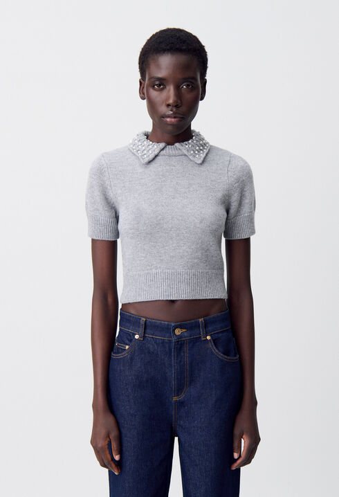Top maille court
