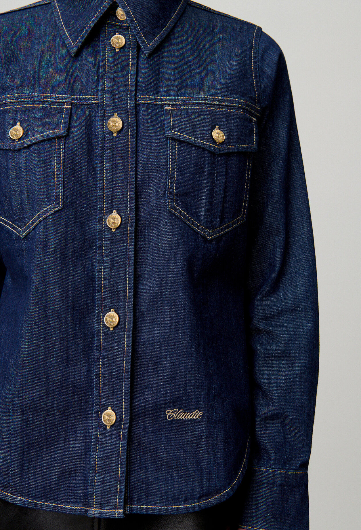 Chemise denim souple