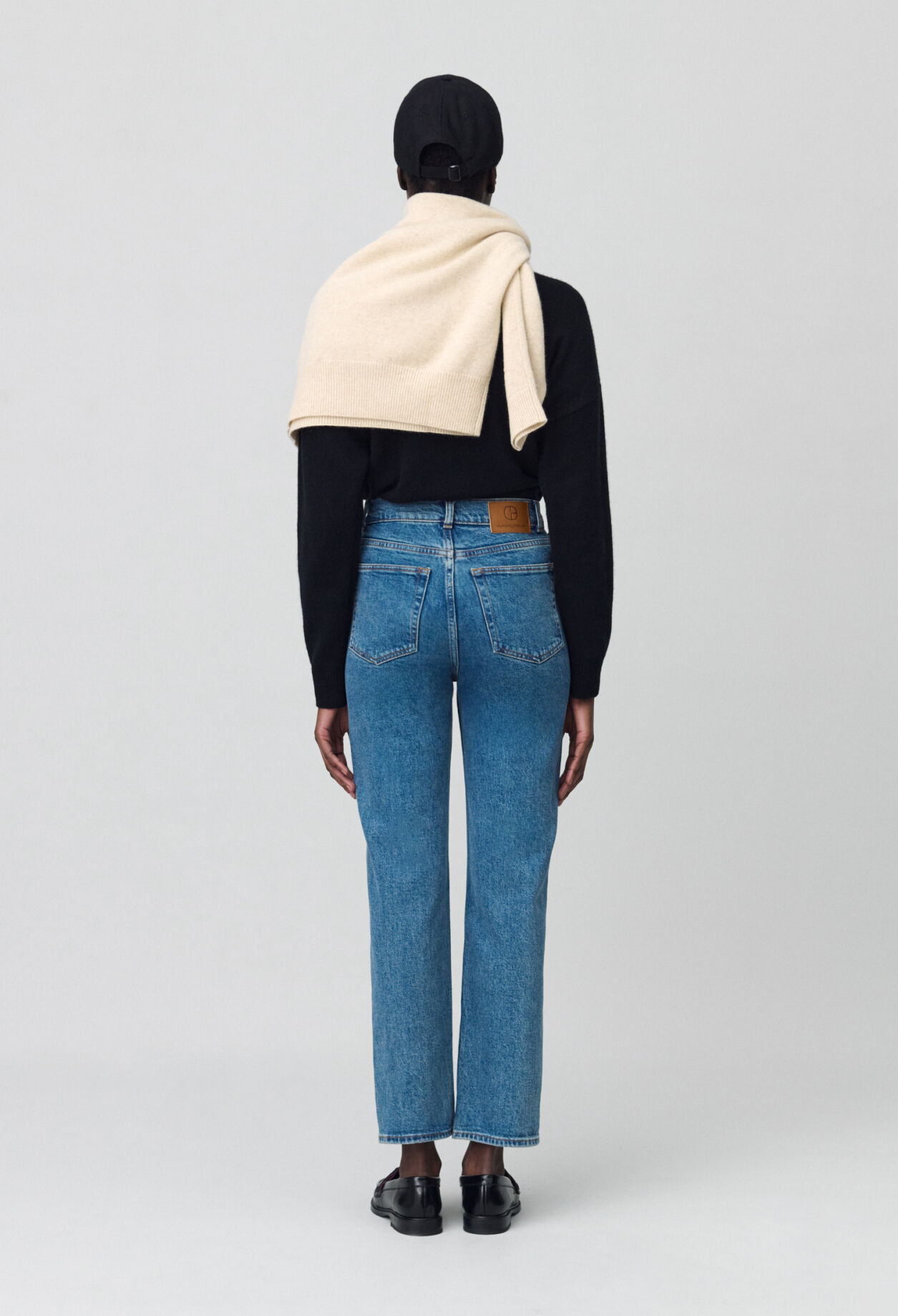 Jean Toto slim 7 8ème bleu délavé