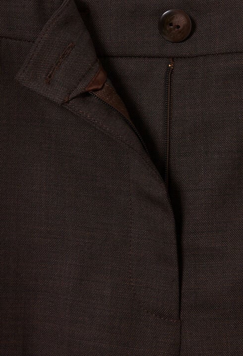 Pantalon droit laine
