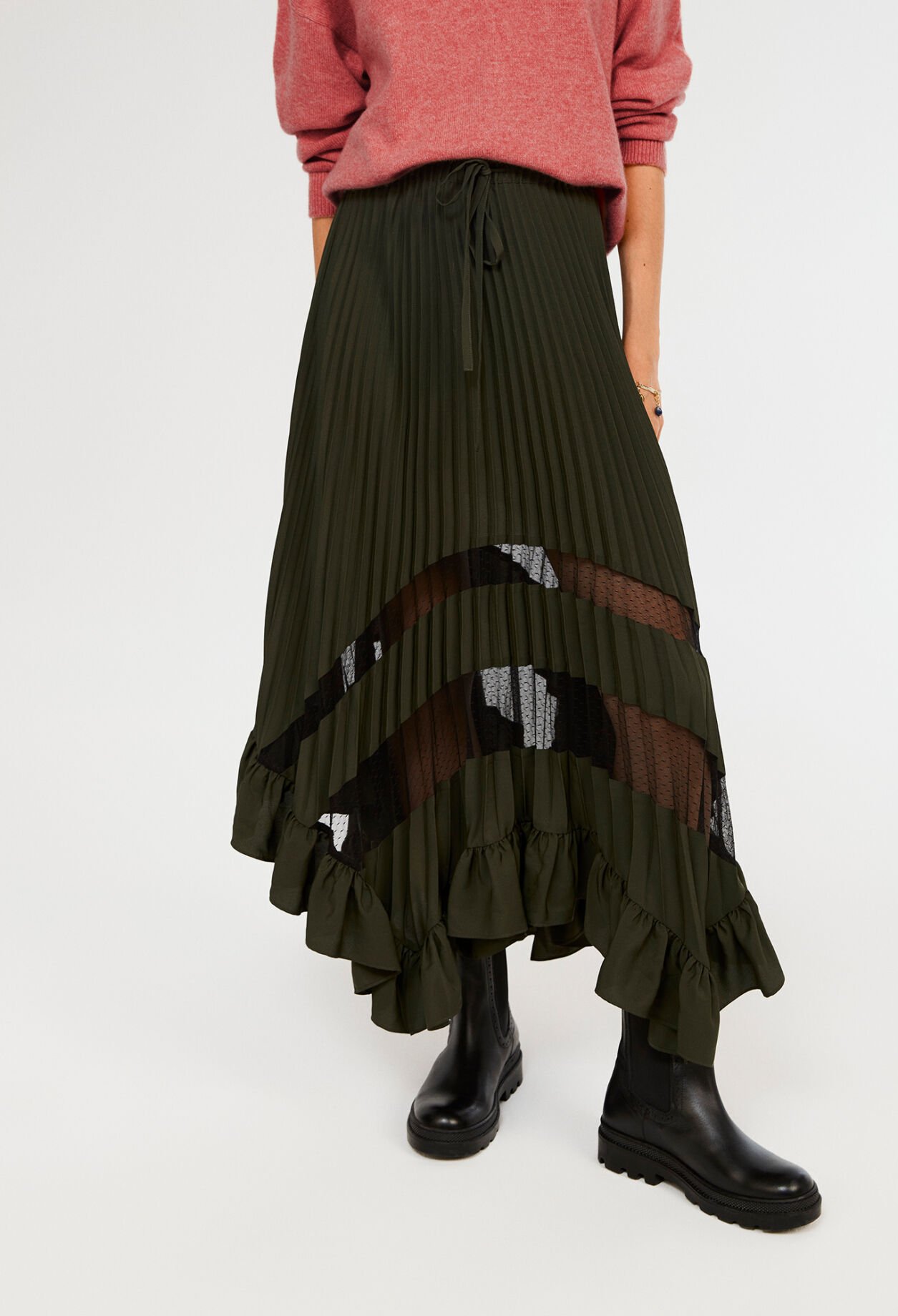 Jupe plissée claudie pierlot top