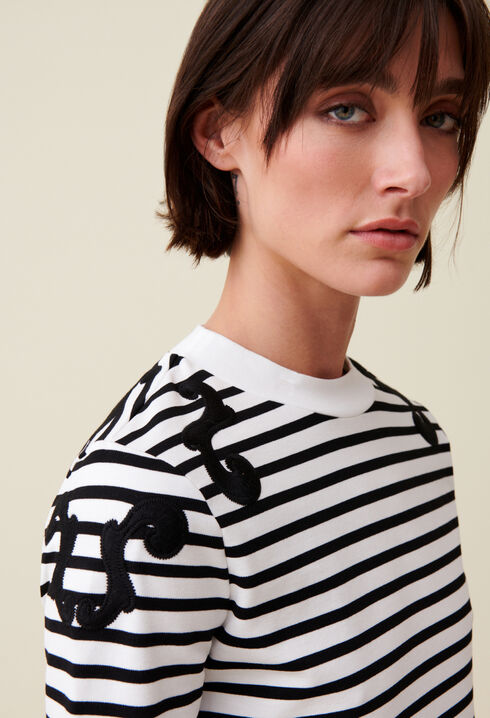 T-shirt marinière manches longues