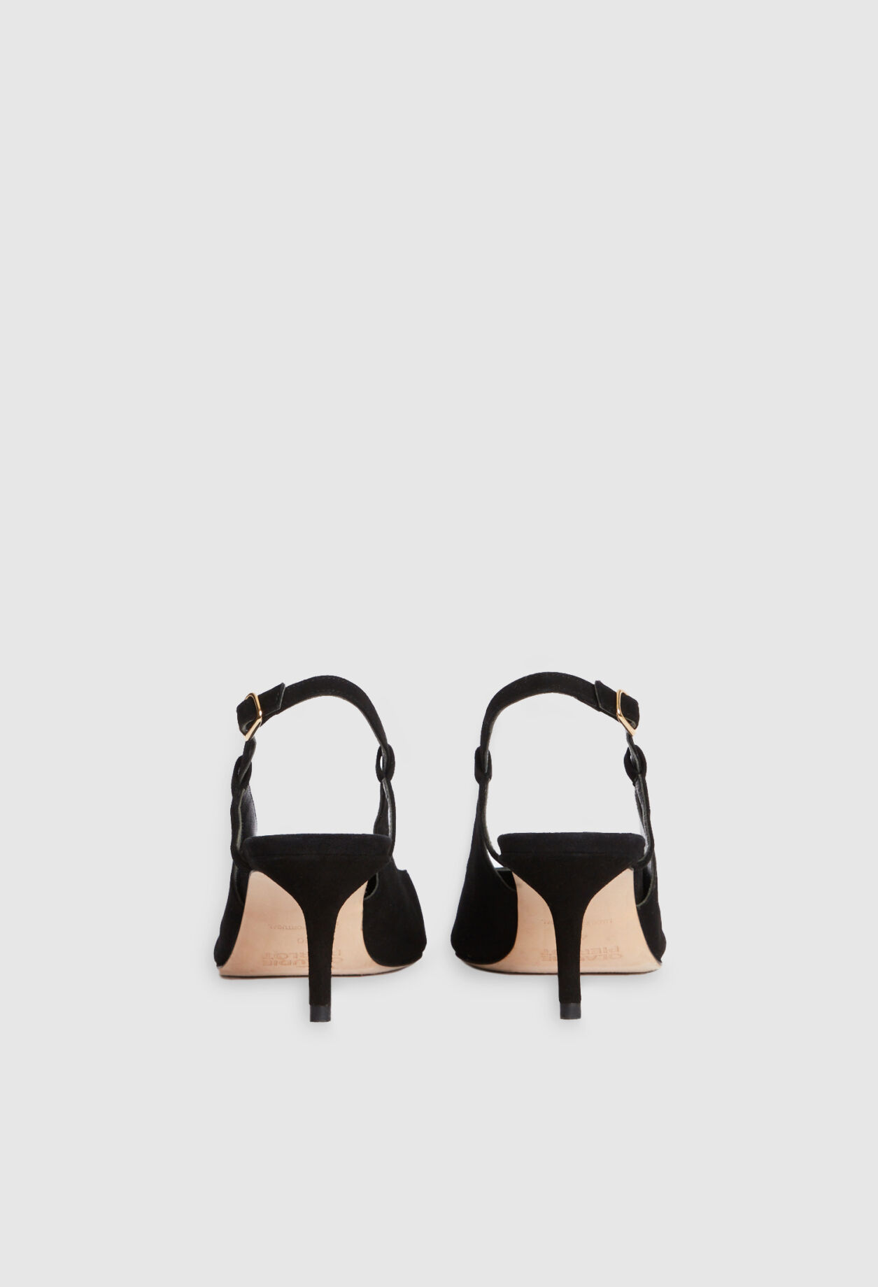 Escarpins slingback cuir