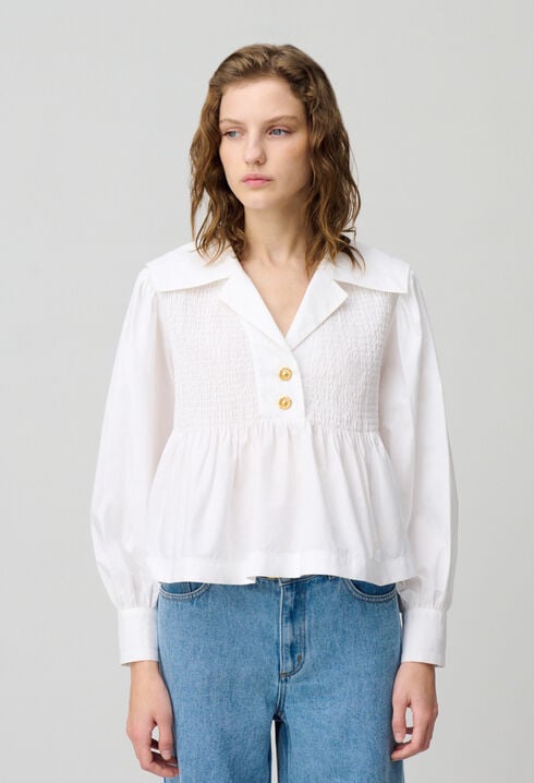 Blouse volantée