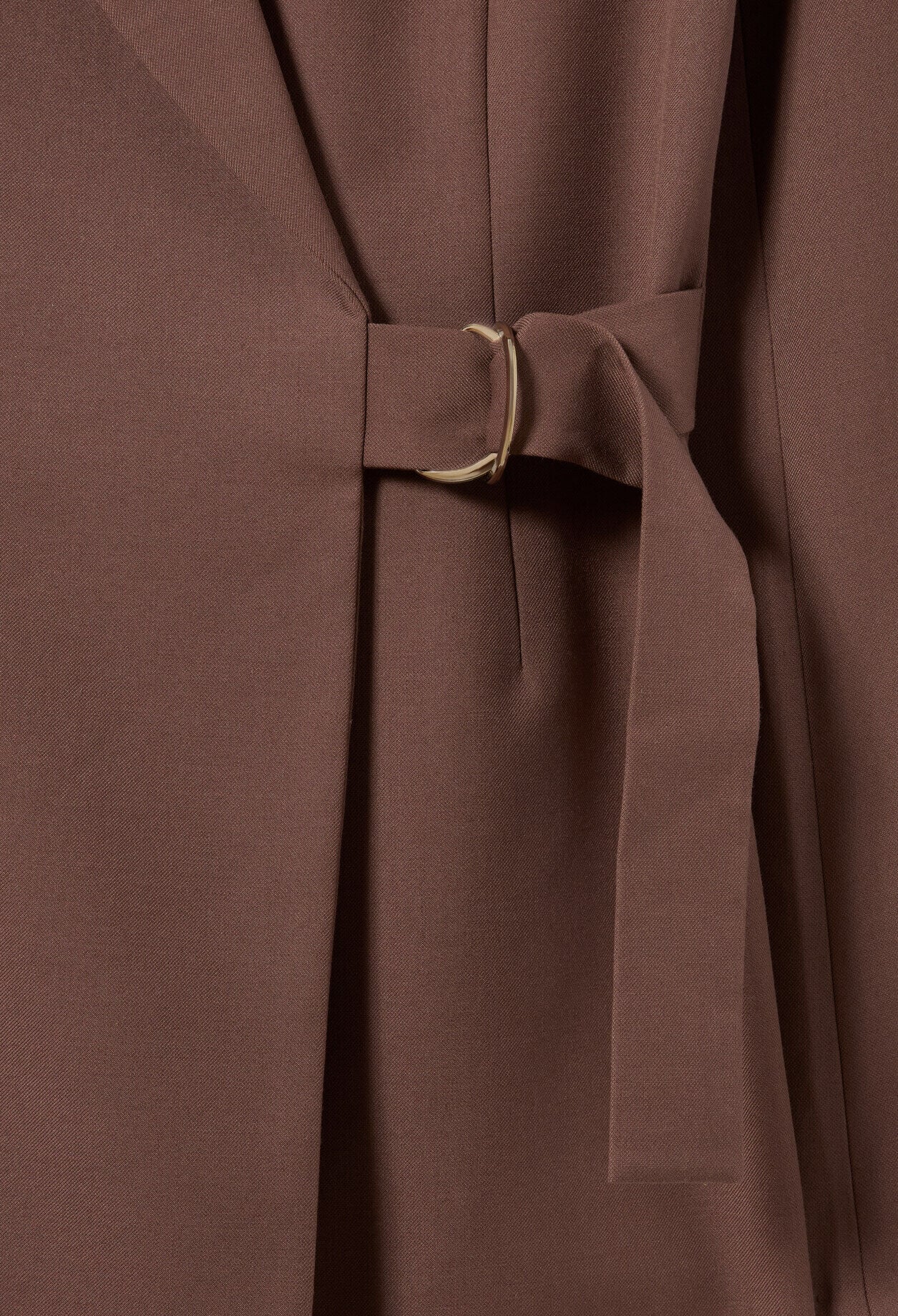 Veste droite double boucle argent&eacute;e