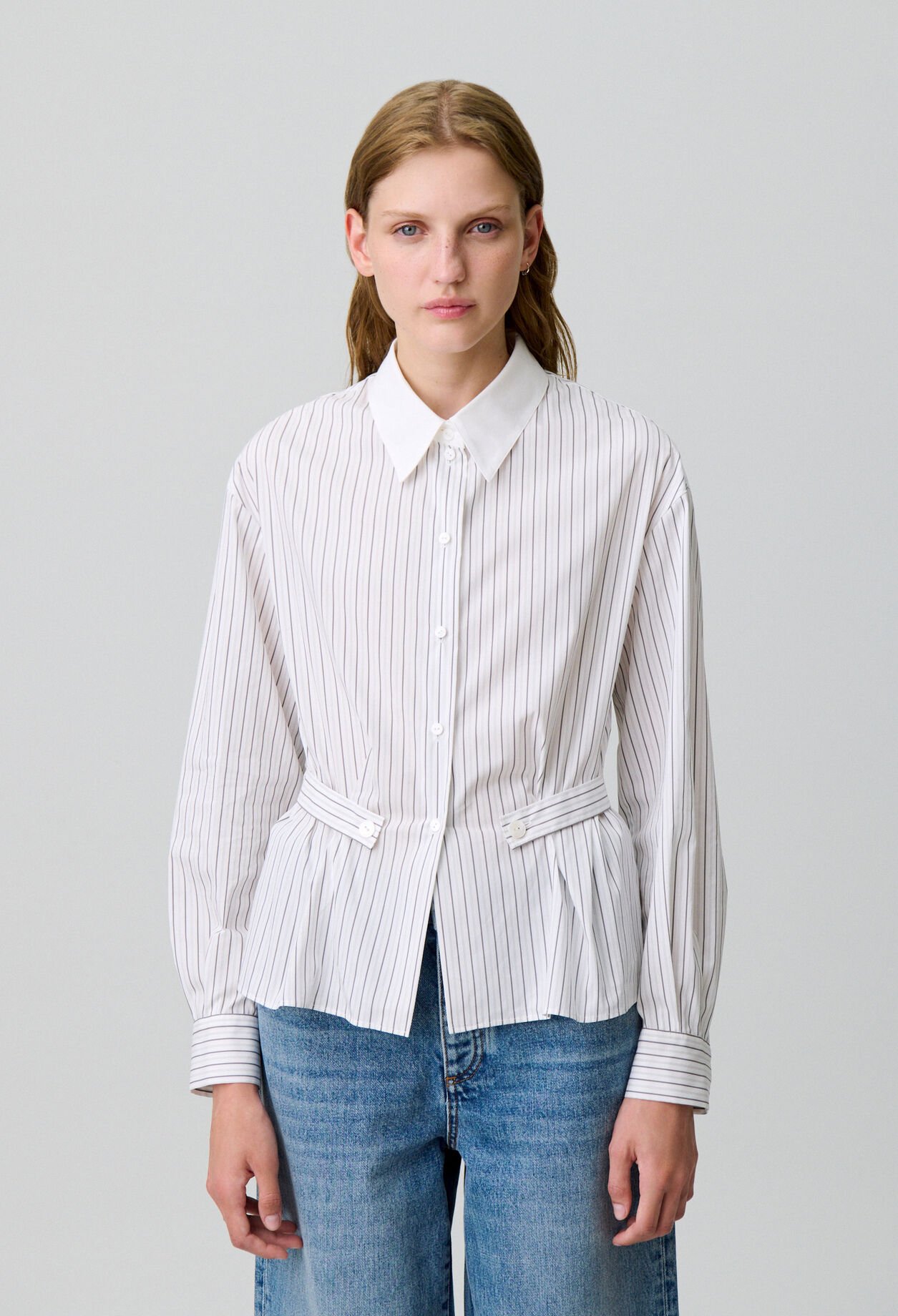 Chemise popeline rayée