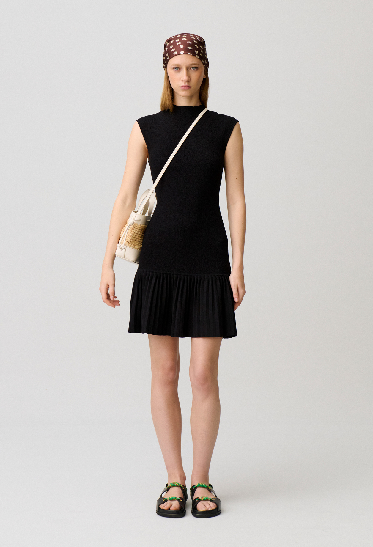 Robe maille plissée - Femme - Noir - Taille 3 - Claudie Pierlot