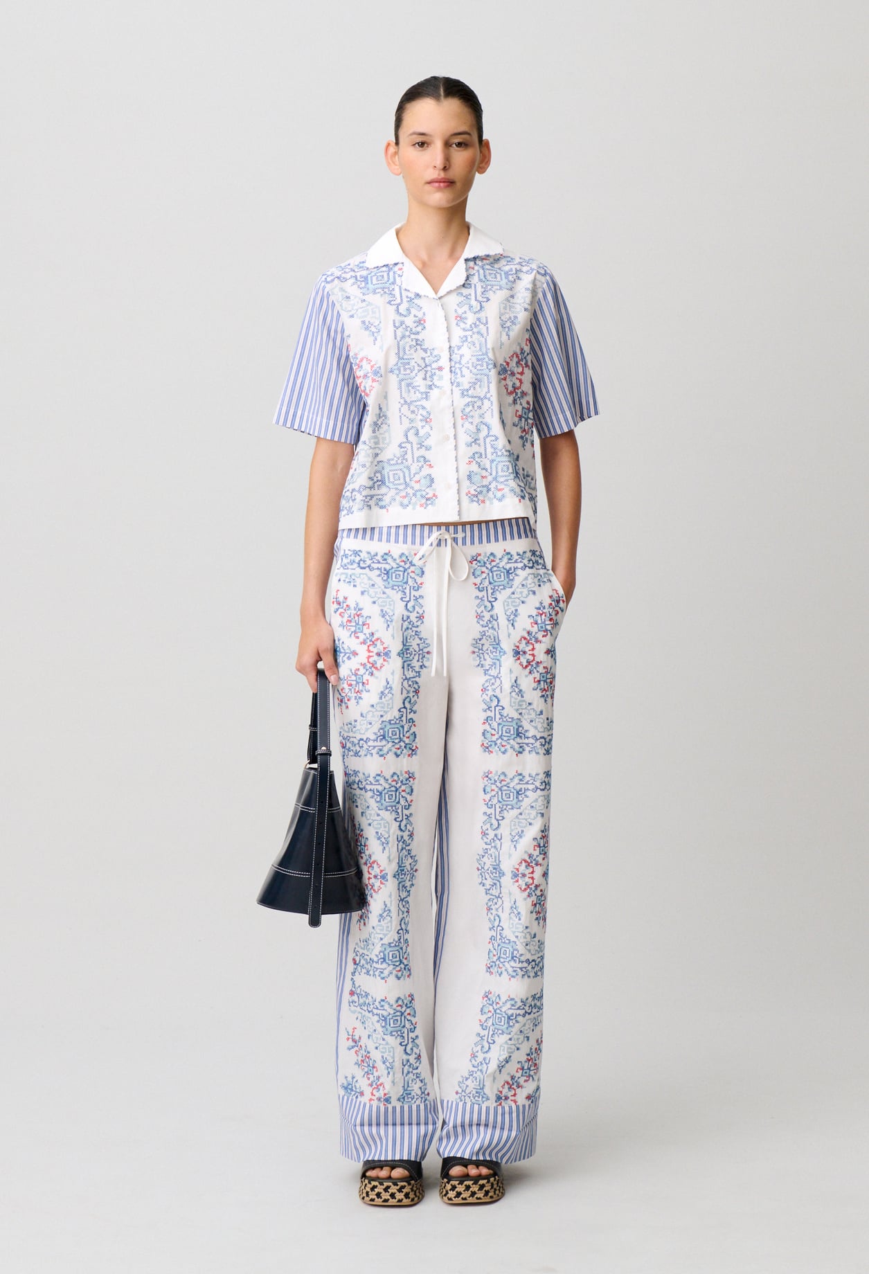 Chemise coton rayées - Femme - Multico - Taille 34 - Claudie Pierlot