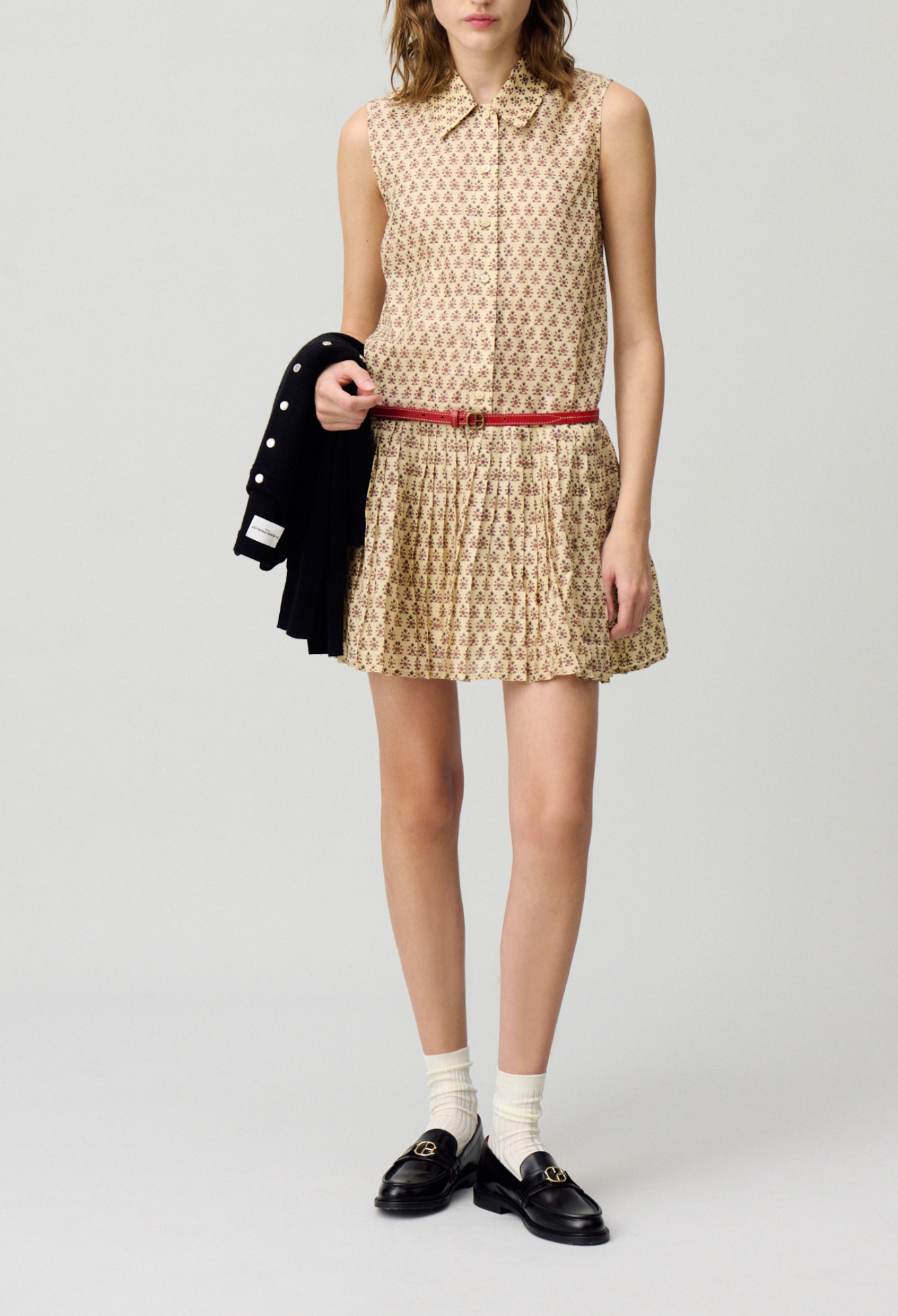 Claudie - Robe courte imprimée - Print Clair - Taille 36 - Pour Femme