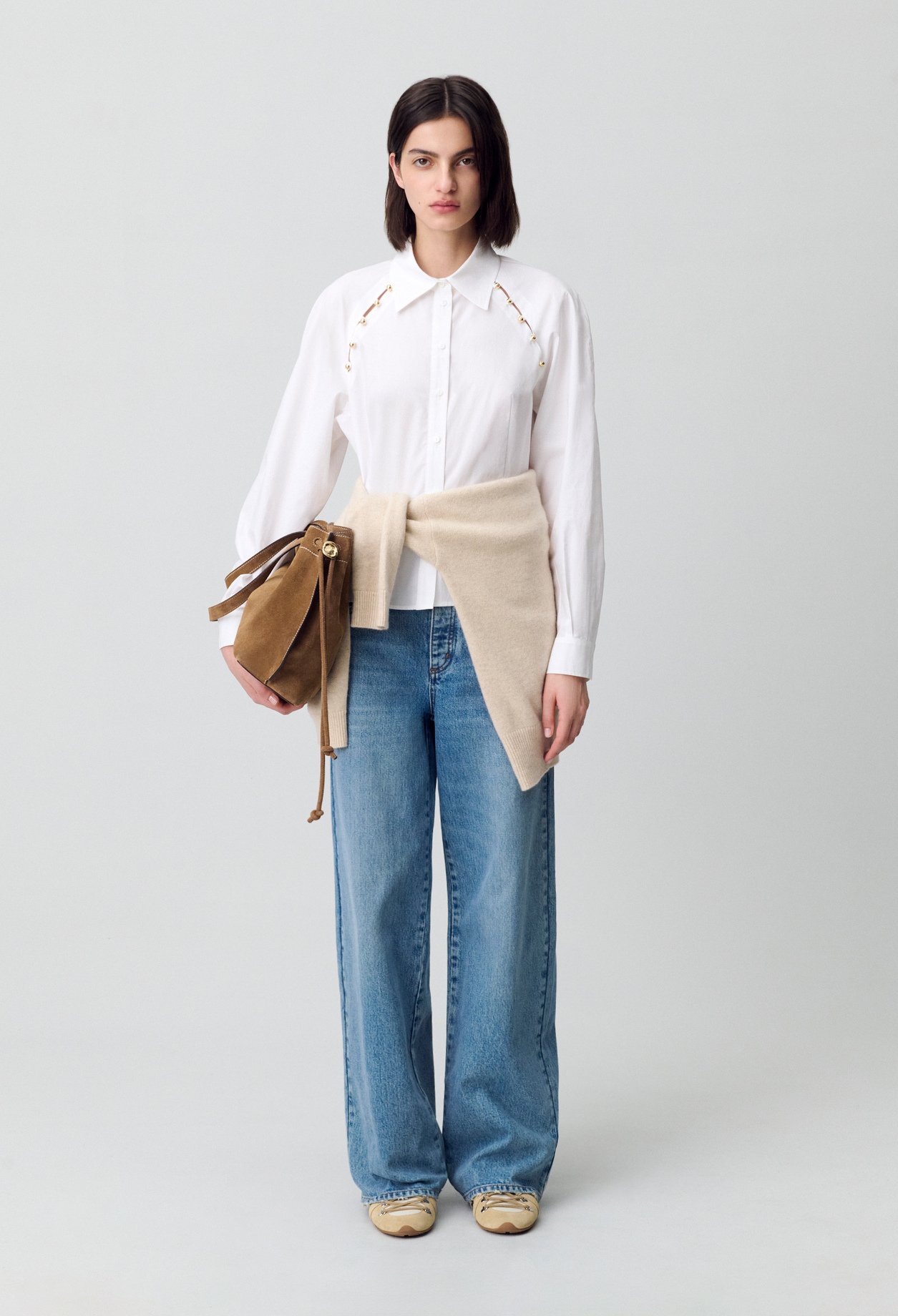 Chemise popeline - Claudie Pierlot - Modalova