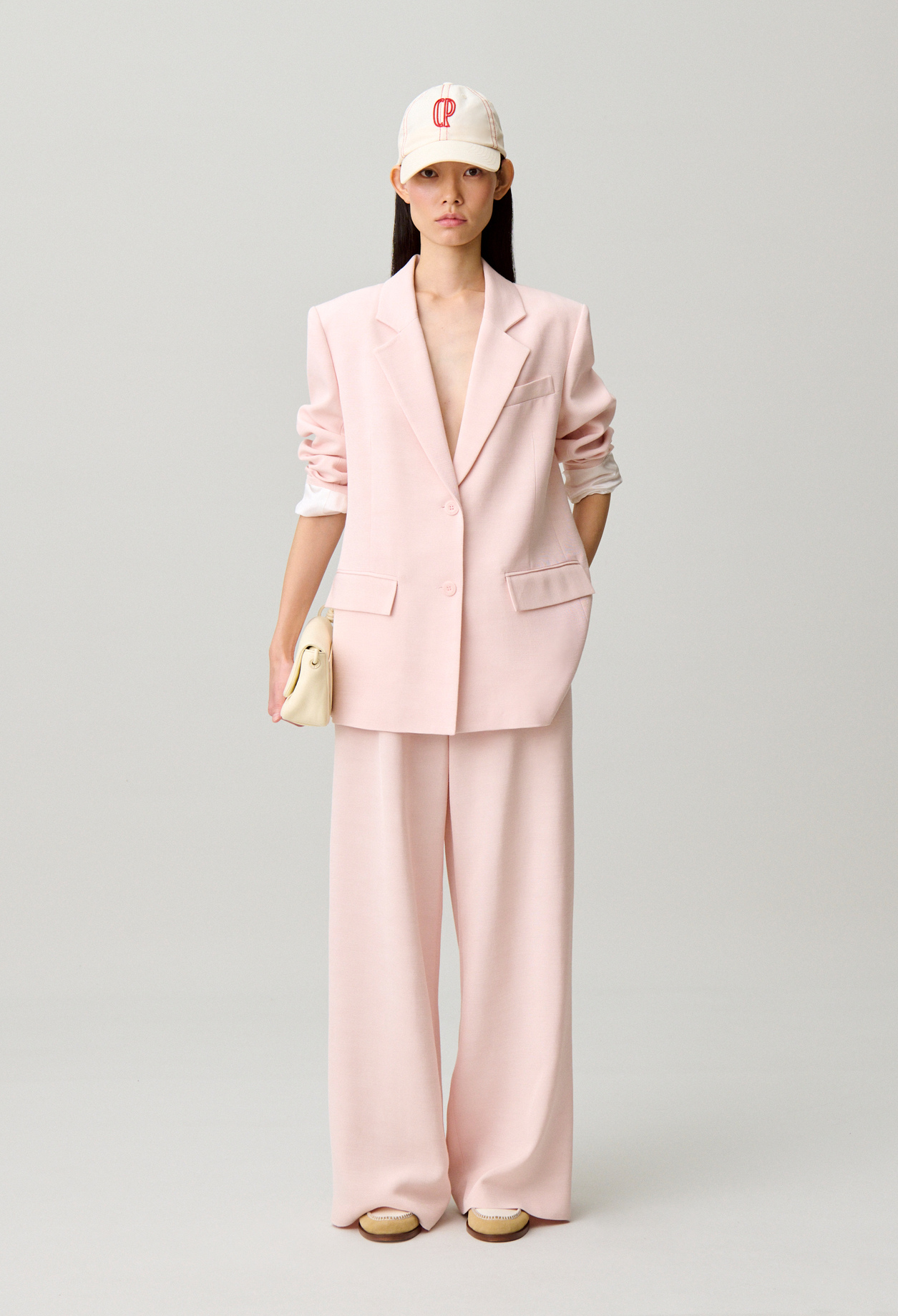 Blazer Femme Claudie Pierlot Modèle "Verdi" - Taille 38 (FR) - Couleur Beige - Occasion En Très Bon état