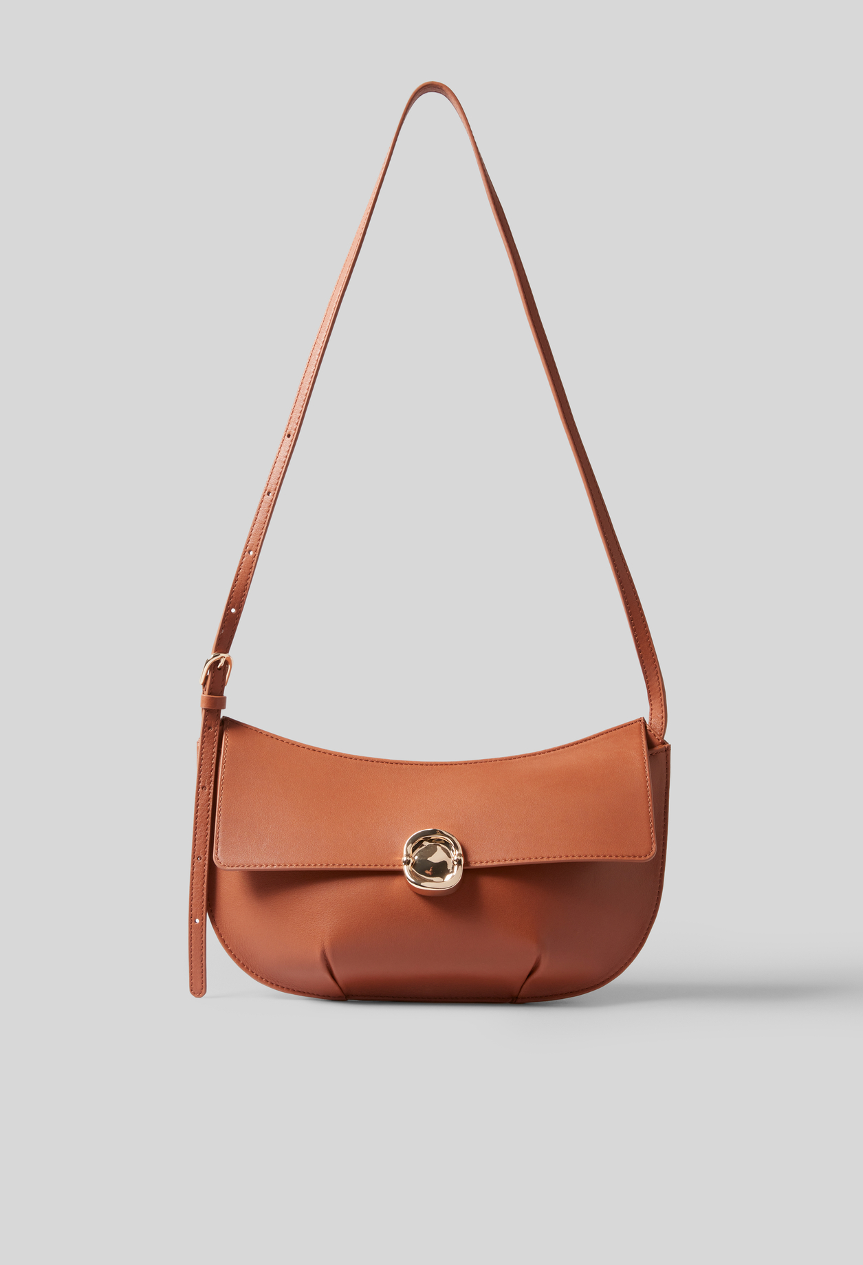 Claudie - Sac cuir - Camel - Taille Unique - Pour Femme