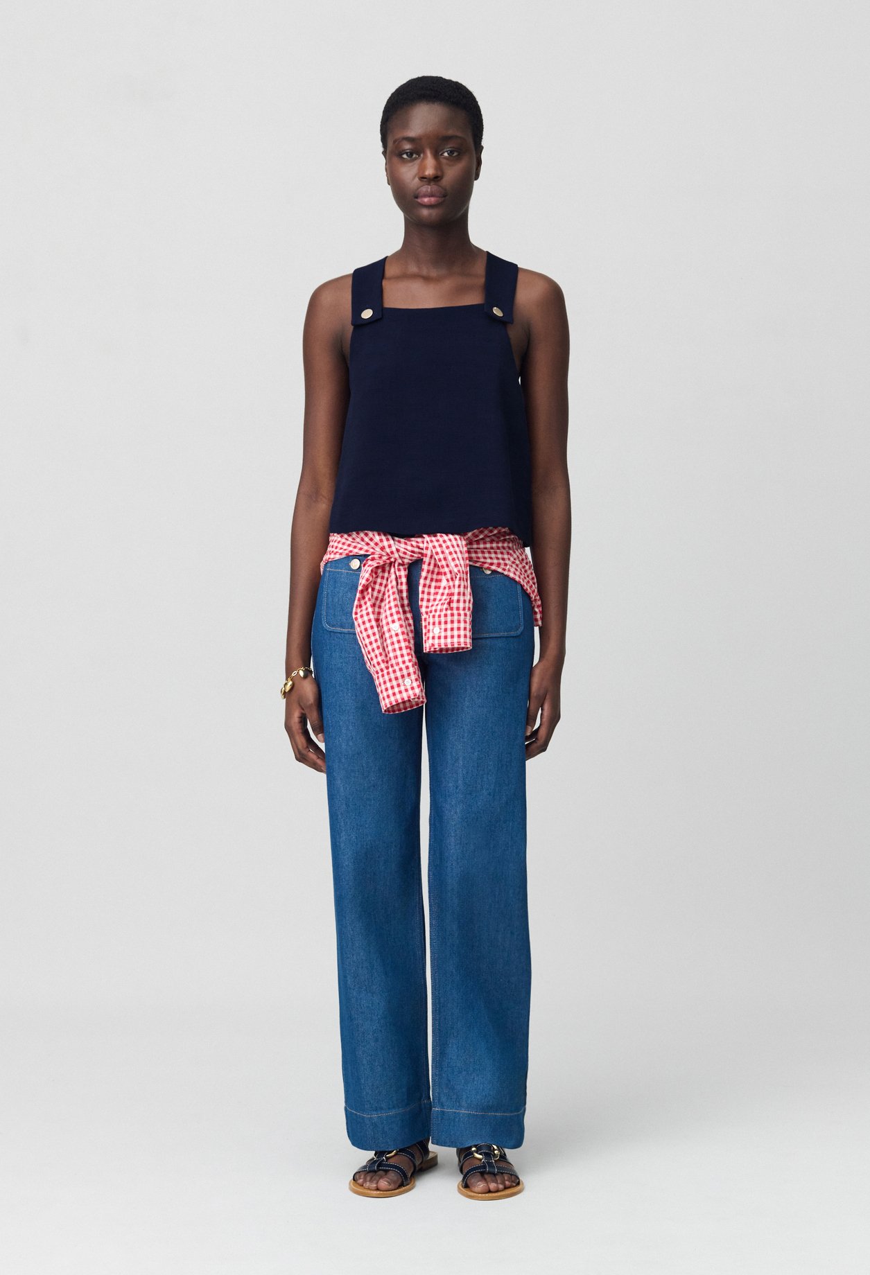 Top col carré - Claudie Pierlot - Modalova