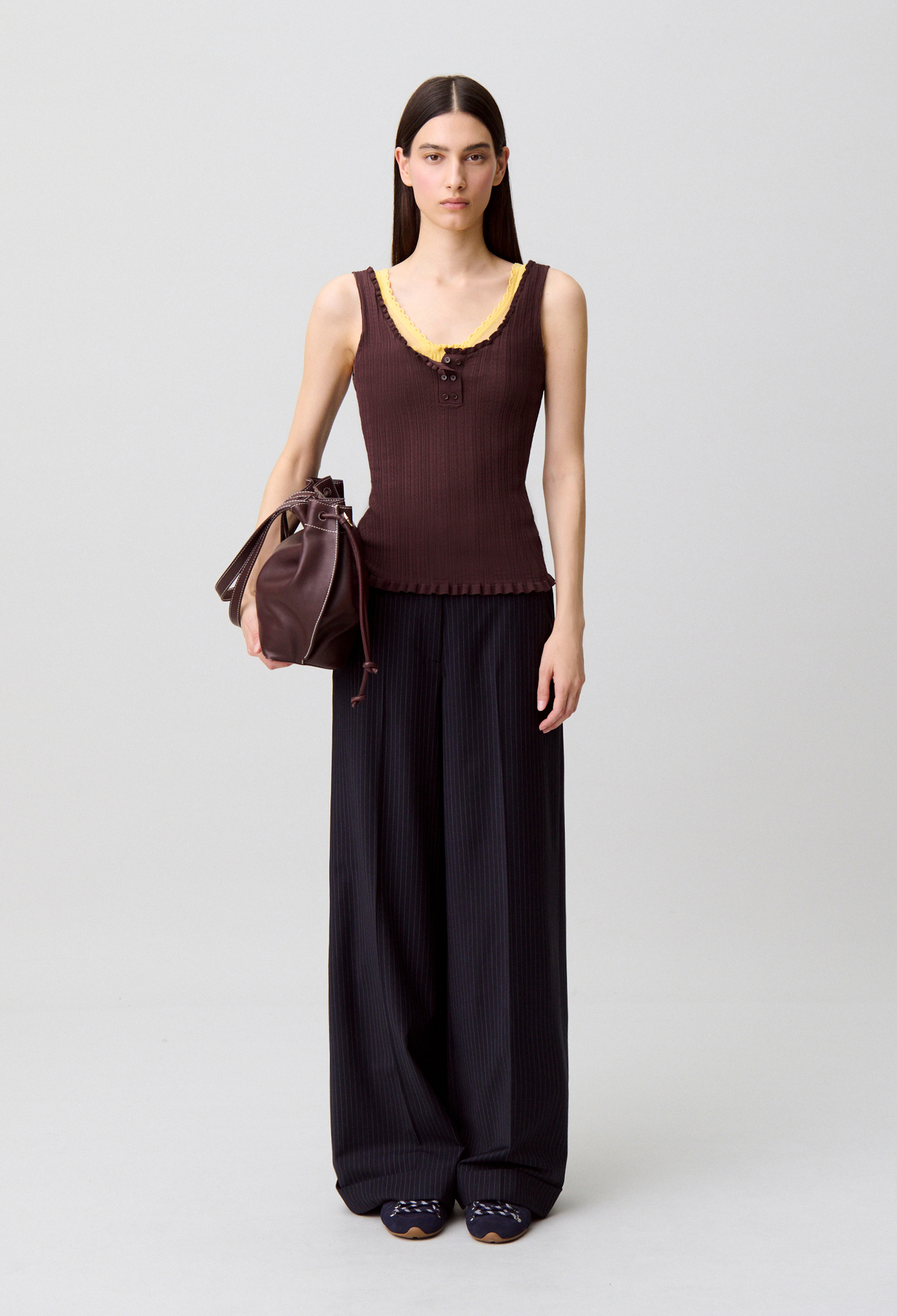 Pantalon tailleur - Femme - Bicolore - Taille 38 - Claudie Pierlot