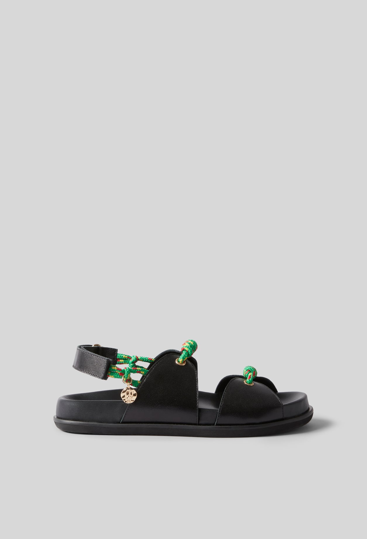 Sandales brides torsadées - Femme - Noir - Taille 37 - Claudie Pierlot