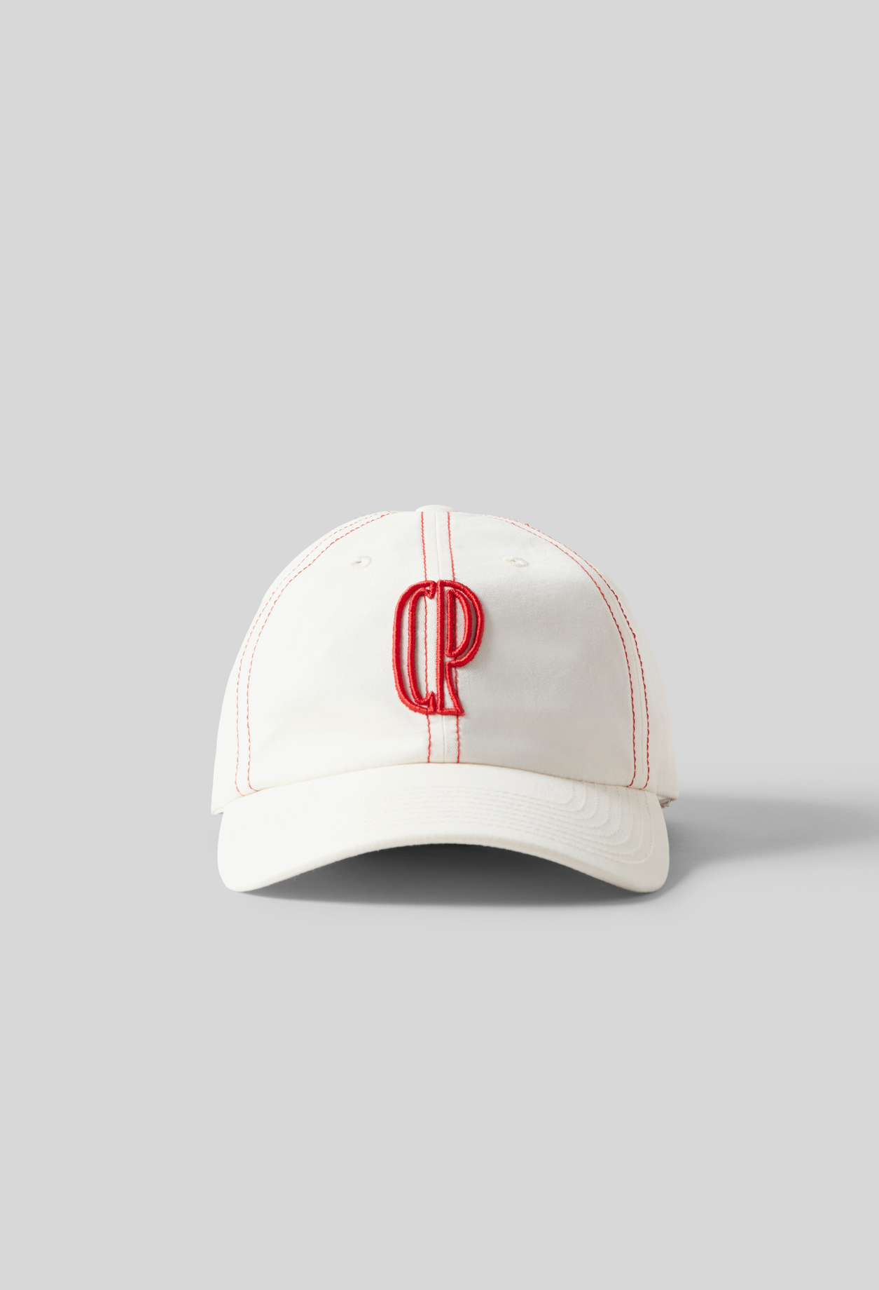 Claudie - Casquette broderie monogramme CP - Ecru - Taille Unique - Pour Femme