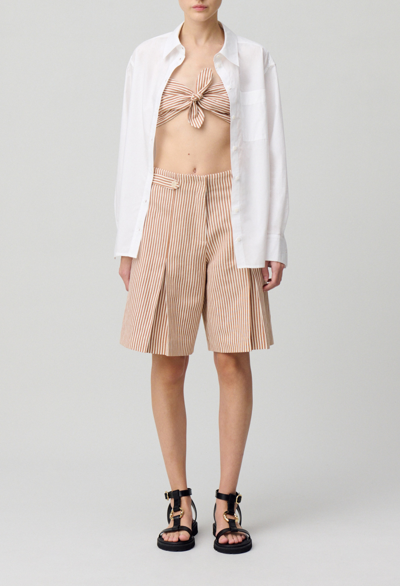 Top bandeau rayé