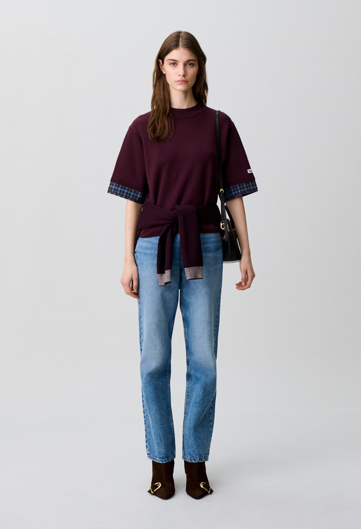 Claudie - Pull maille col cheminé - Multico - Taille 4 - Pour Femme