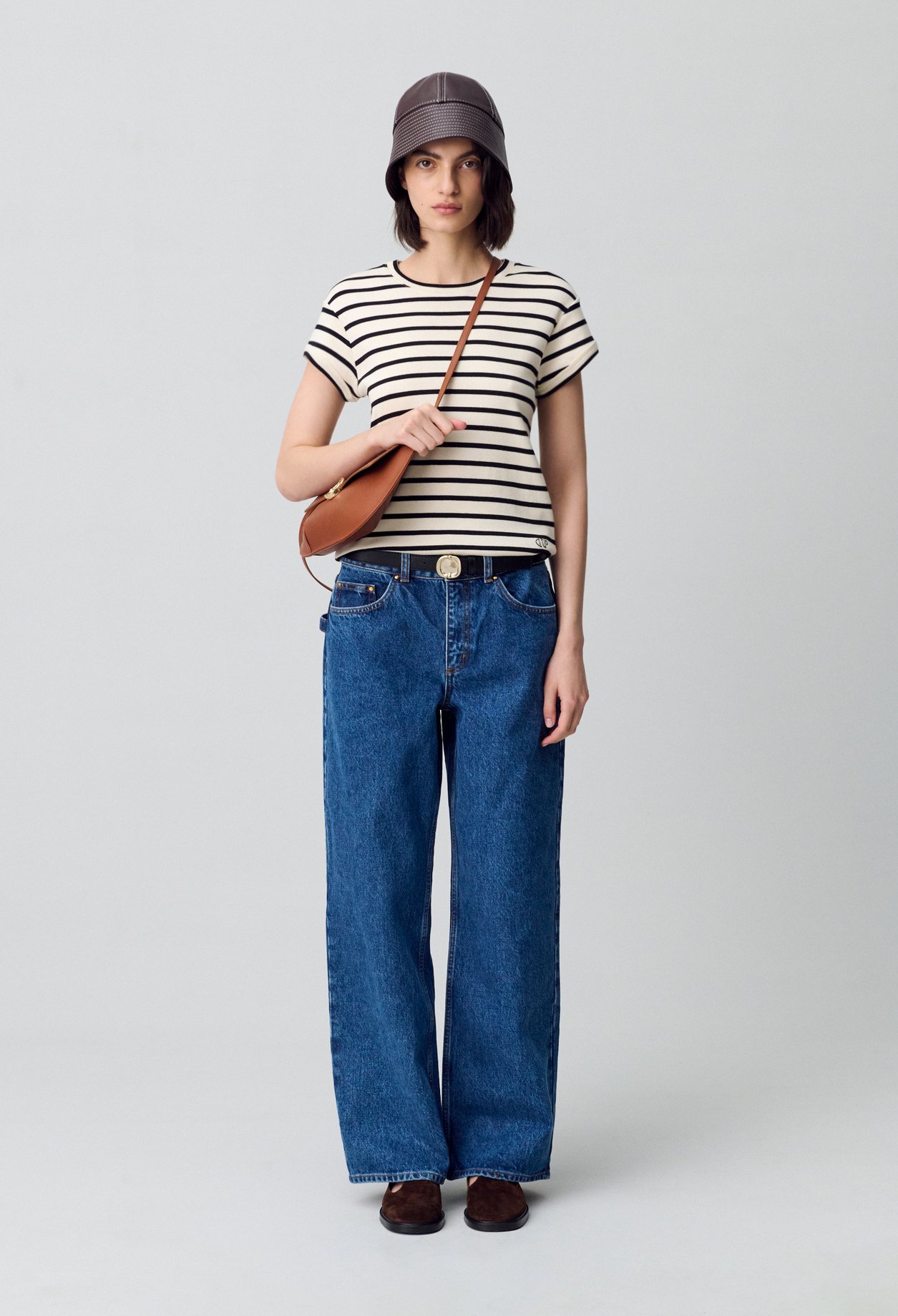 T-shirt manches courtes marinière - Claudie Pierlot - Modalova