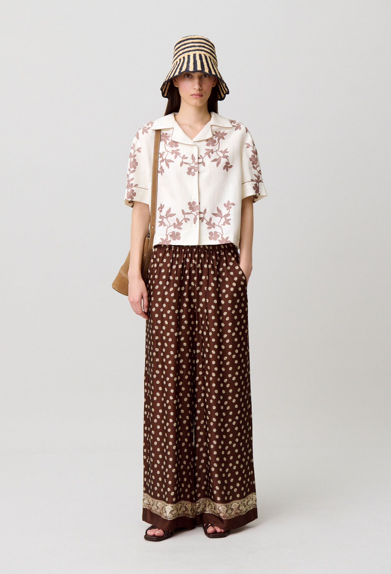 Chemise fleurs - Femme - Print Clair - Taille 36 - Claudie Pierlot