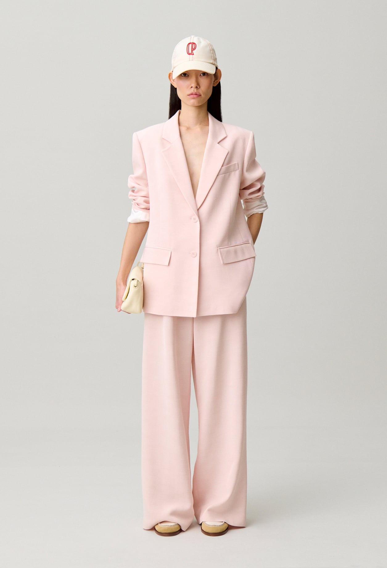 Veste tailleur blazer - Femme - Rose Pale - Taille 36 - Claudie Pierlot