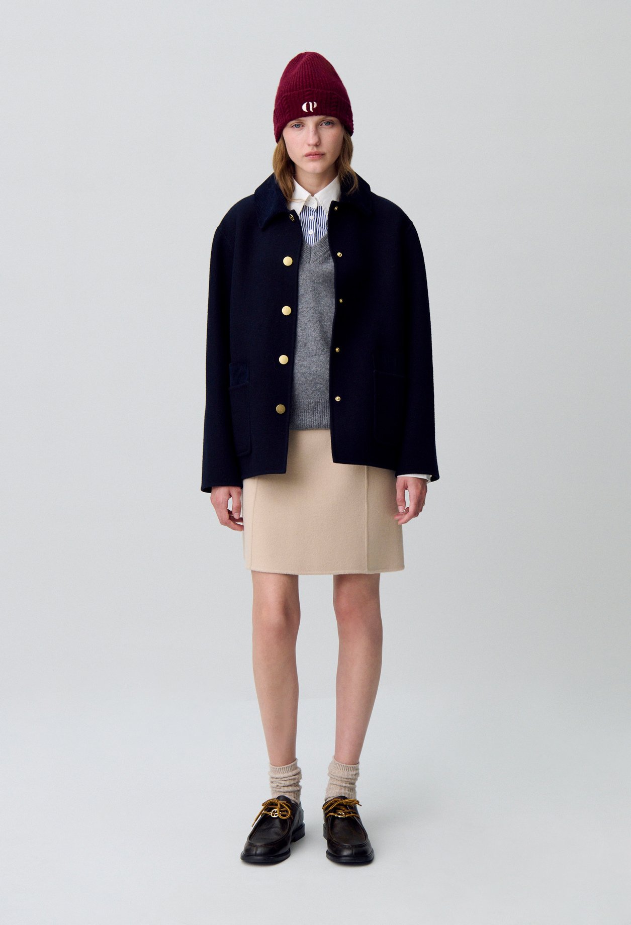 Jupe courte droite - Claudie Pierlot - Modalova