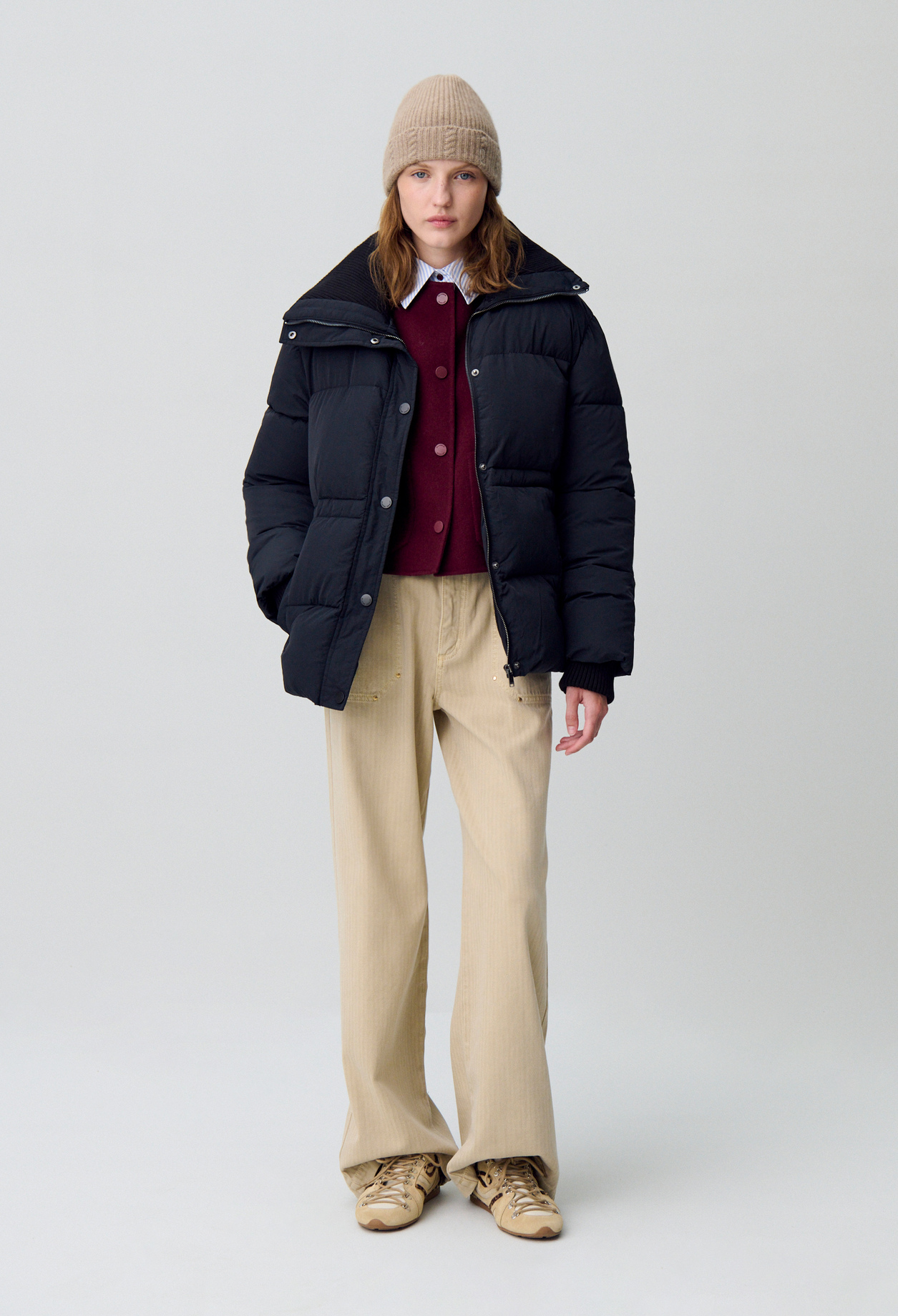Doudoune courte - Femme - Noir - Taille 36 - Claudie Pierlot