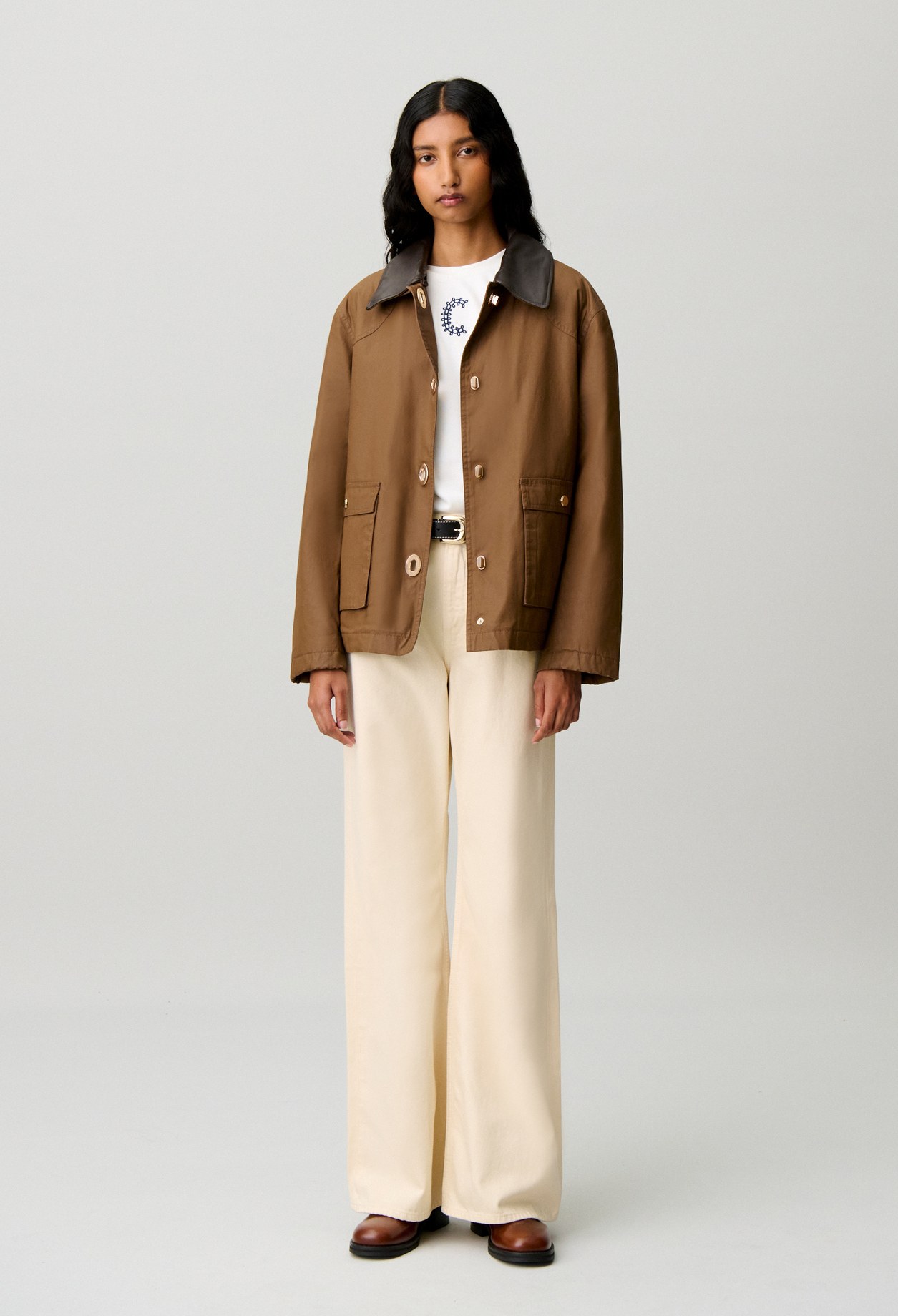 Parka courte cirée Parka courte cirée