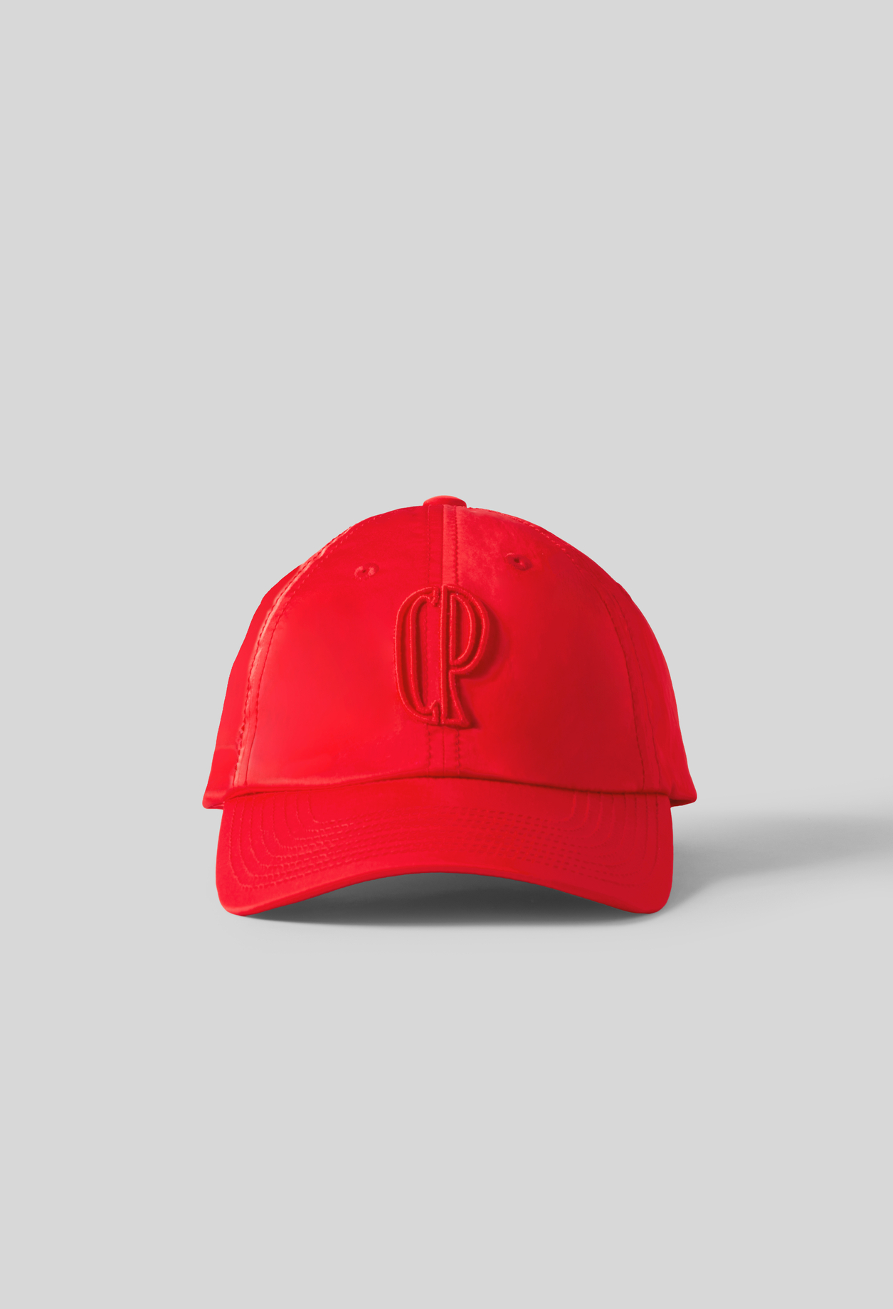 Claudie - Casquette broderie monogramme CP - Rouge - Taille Unique - Pour Femme