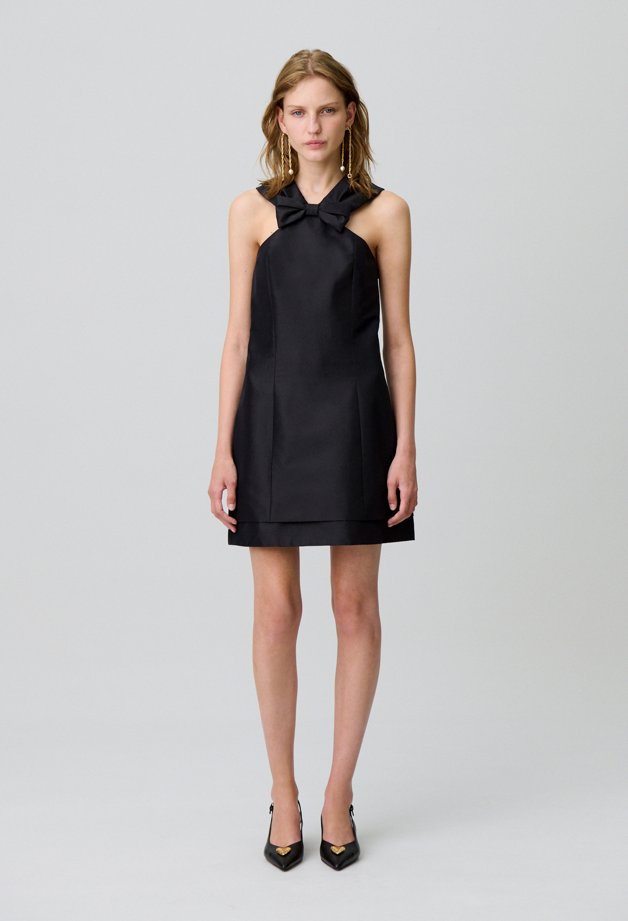 Robe courte nœud - Femme - Noir - Claudie Pierlot