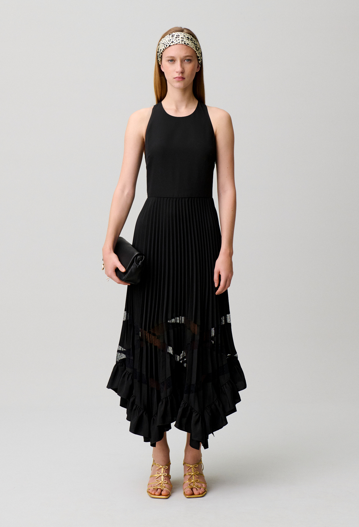 Robe midi - Femme - Noir - Taille 38 - Claudie Pierlot