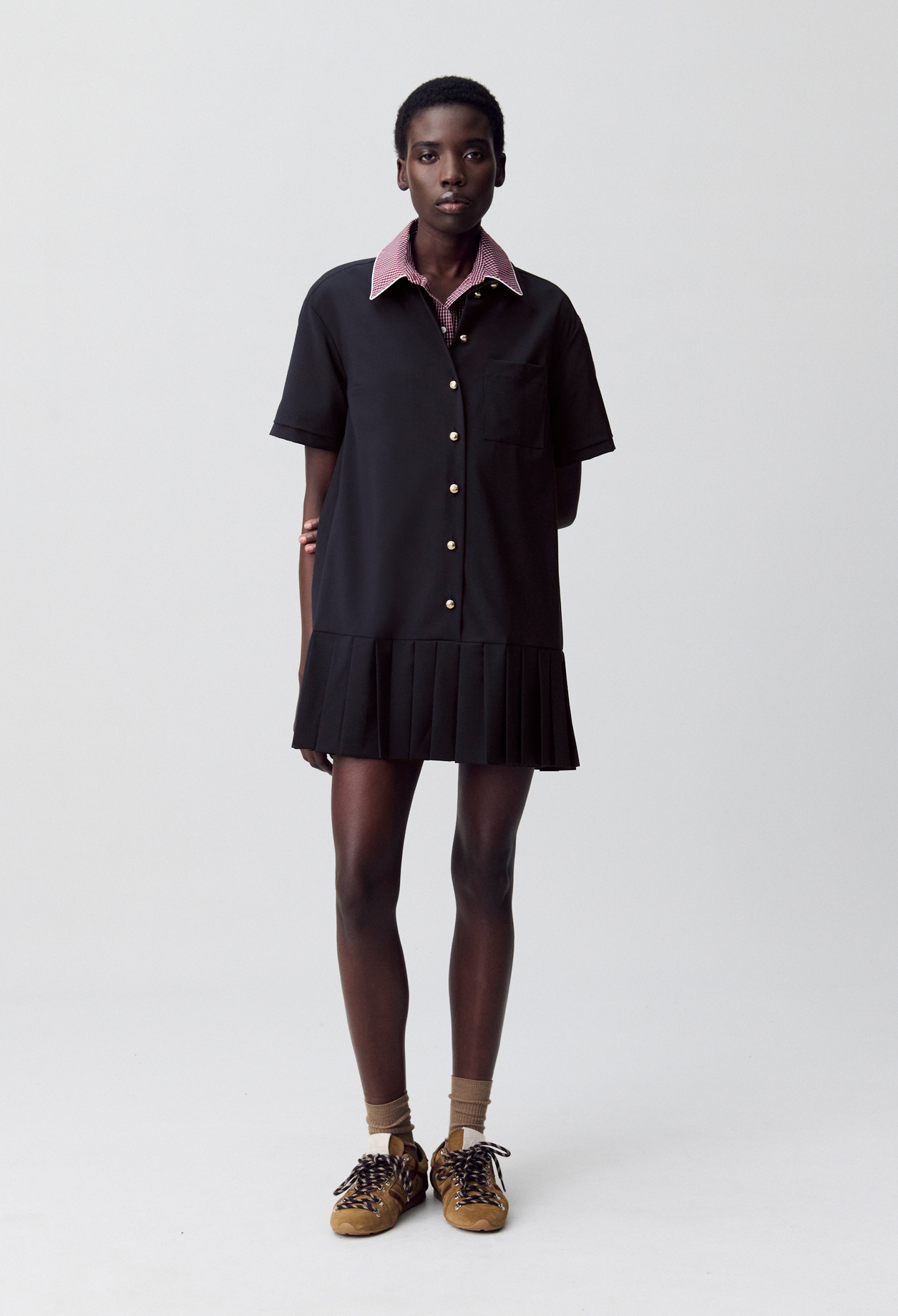 Robe courte chemise | Claudie FR