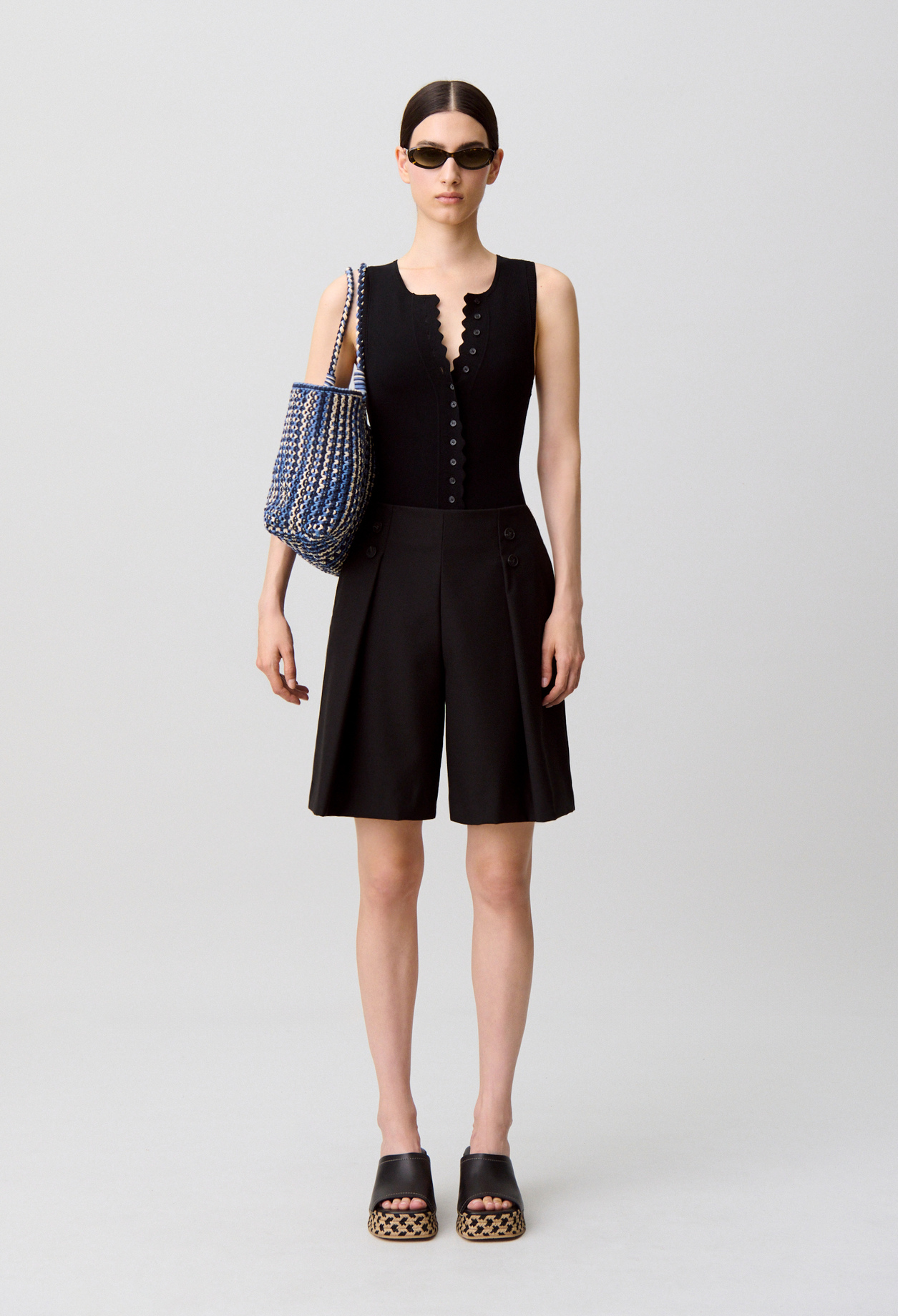 Body maille sans manches - Femme - Noir - Taille 3 - Claudie Pierlot