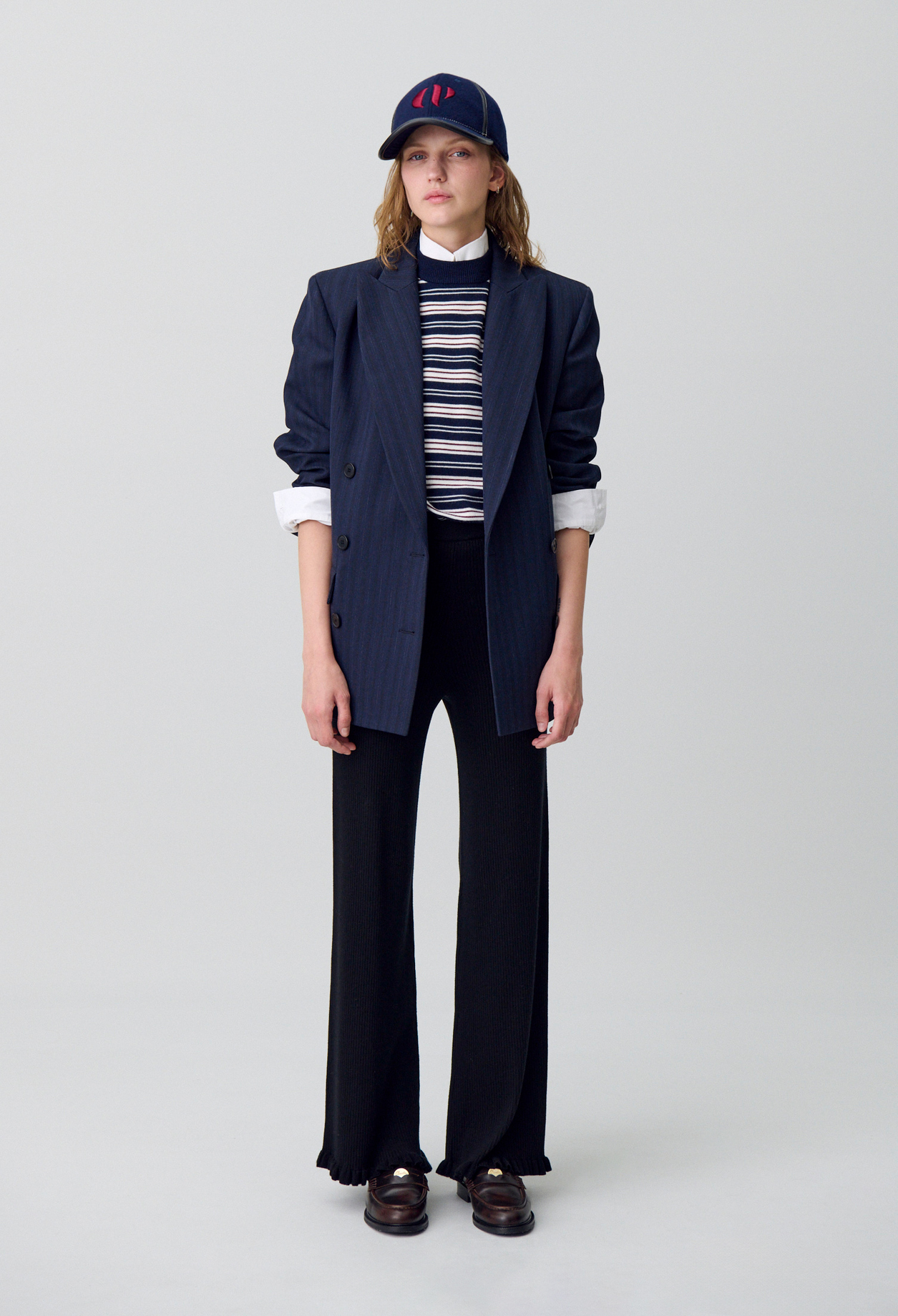 Pantalon flare maille pour femme | Claudie Pierlot