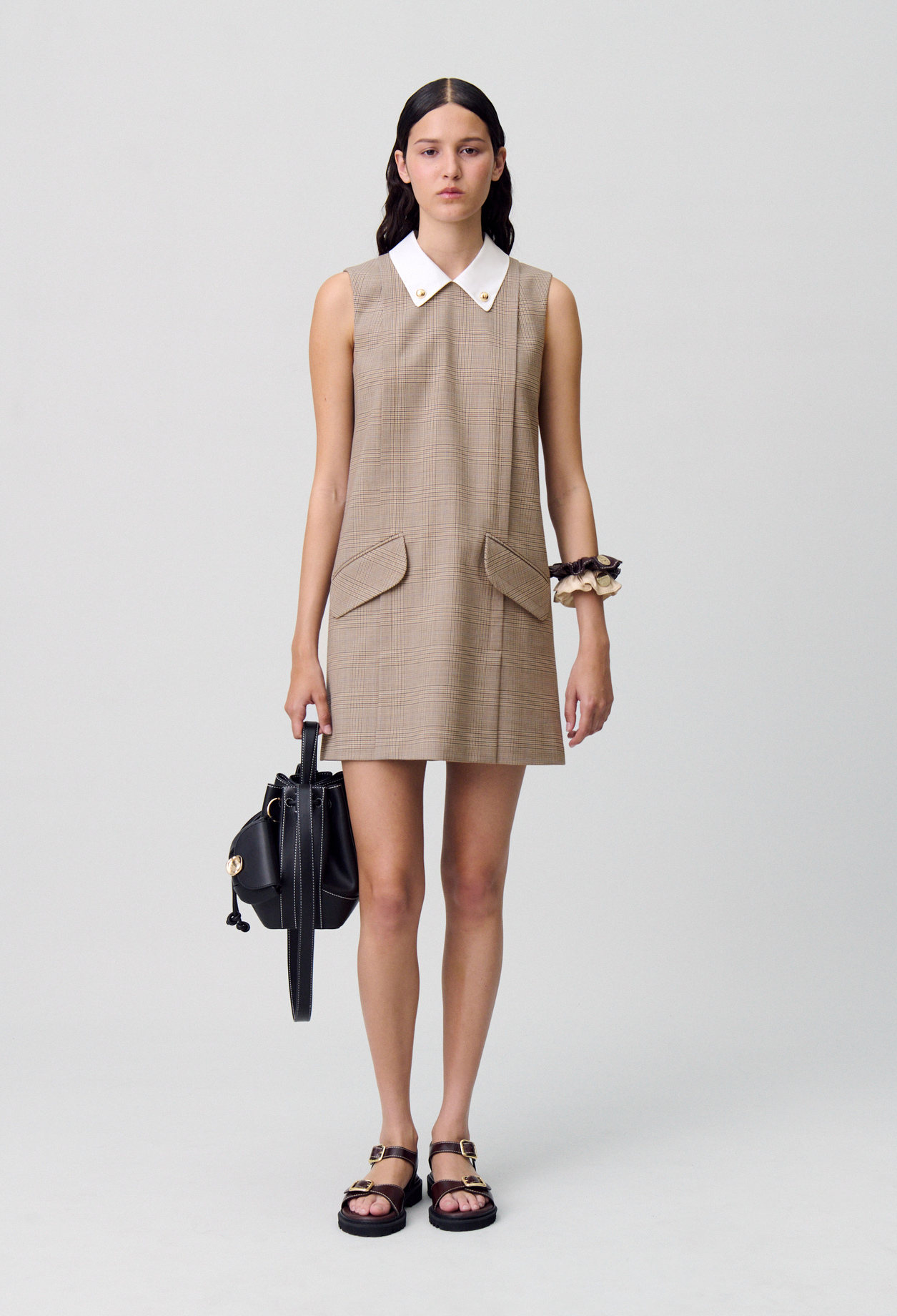 Robe courte carreaux - Femme - Multico - Taille 38 - Claudie Pierlot