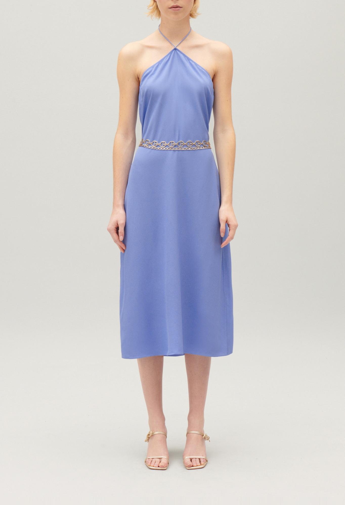 Claudie - Robe courte dos nu - Lavande - Taille 44 - Pour Femme