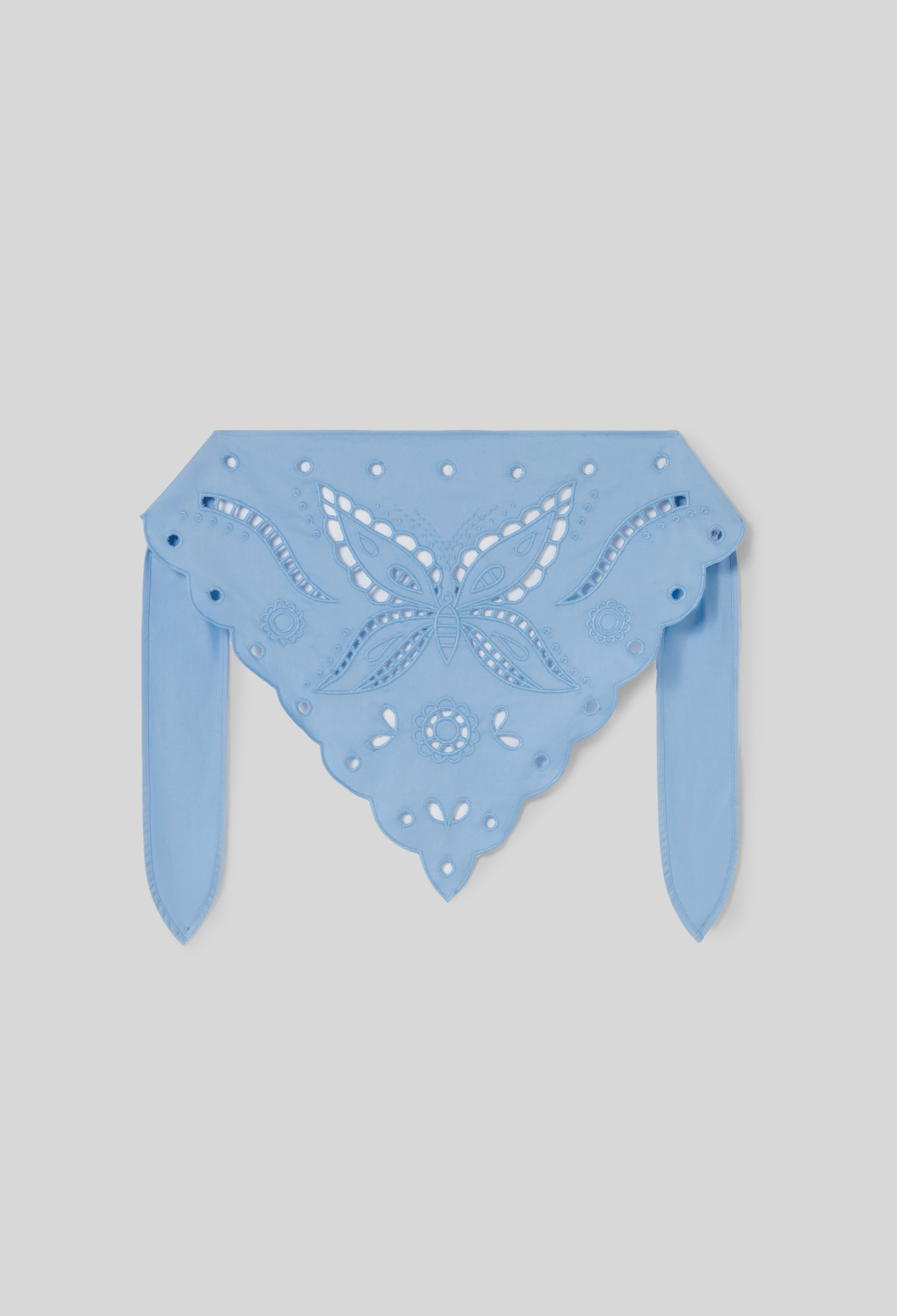 Foulard brodé à nouer - Claudie Pierlot - Modalova