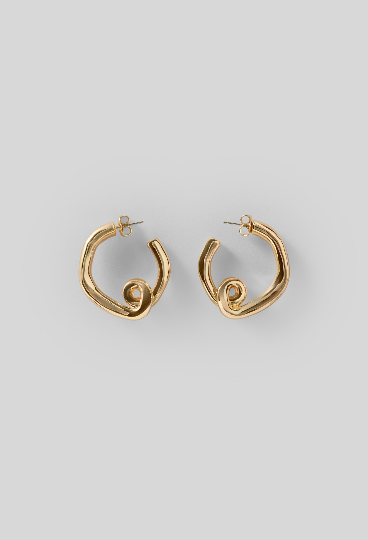 Claudie - Boucles d'oreilles gravure Claudie - Gold - Taille Unique - Pour Femme