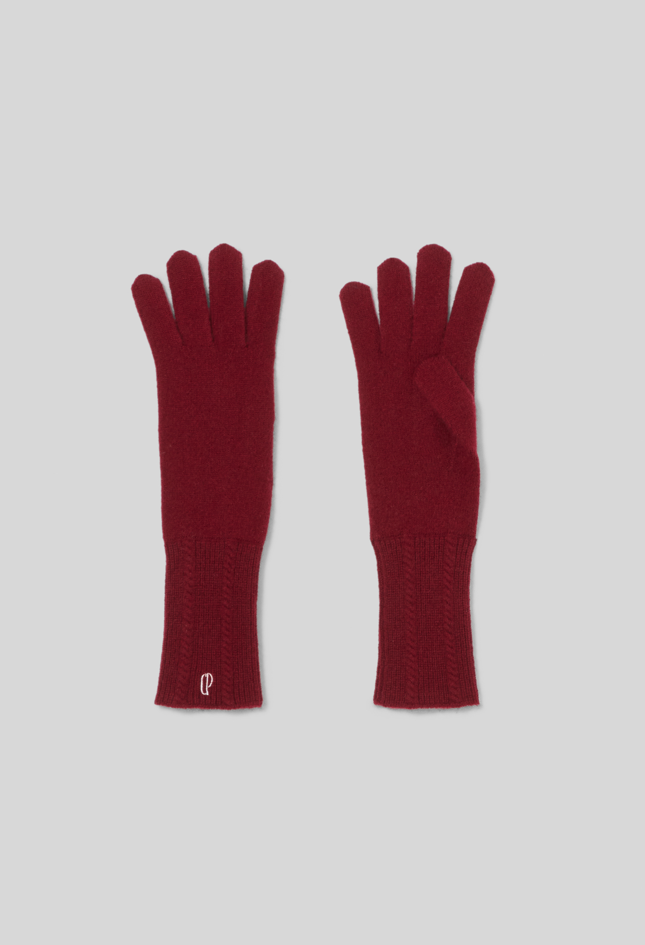 Claudie - Gants maille - Bordeaux - Taille Unique - Pour Femme